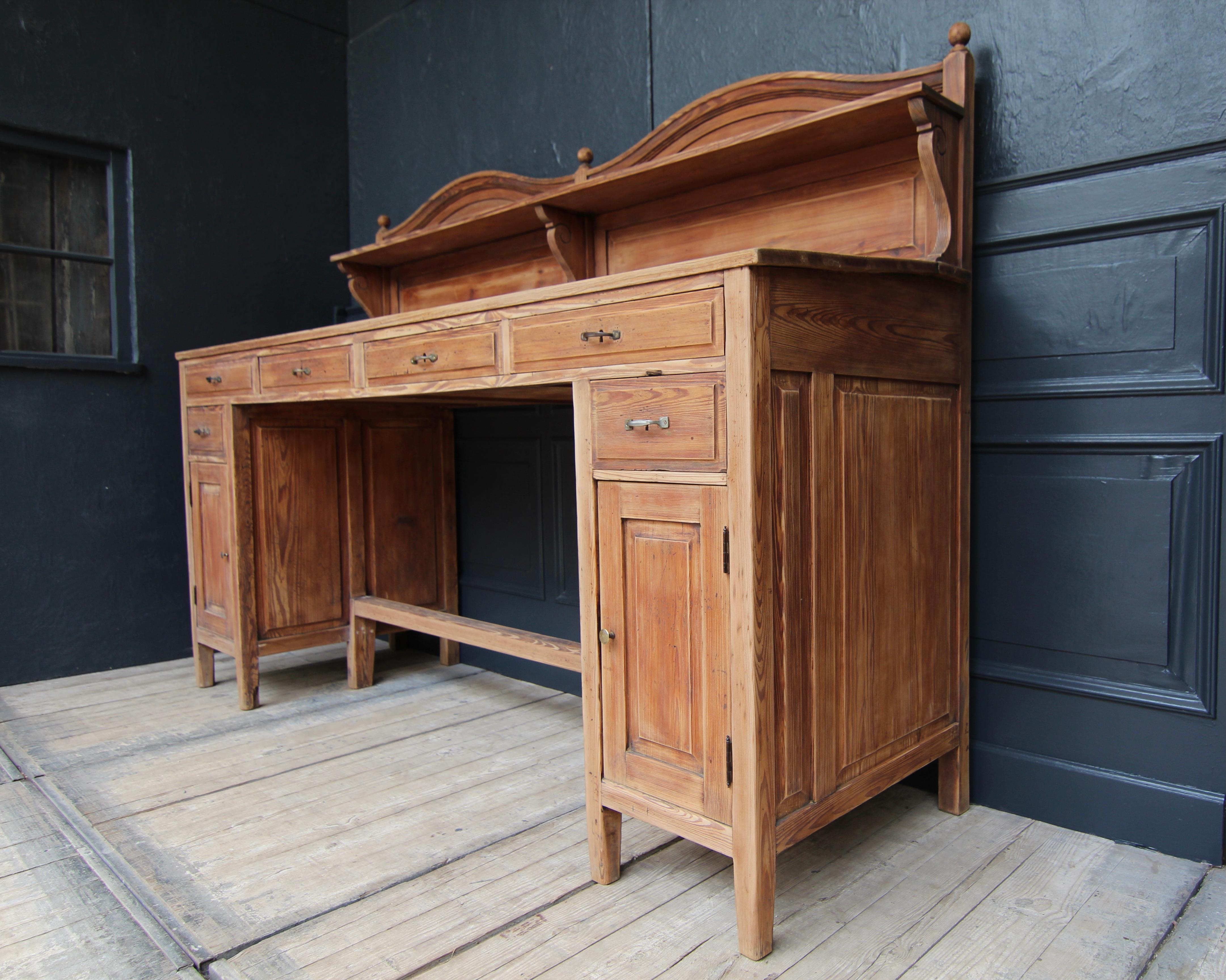 Early 20th Century Large French Kontor Standing Desk 1
