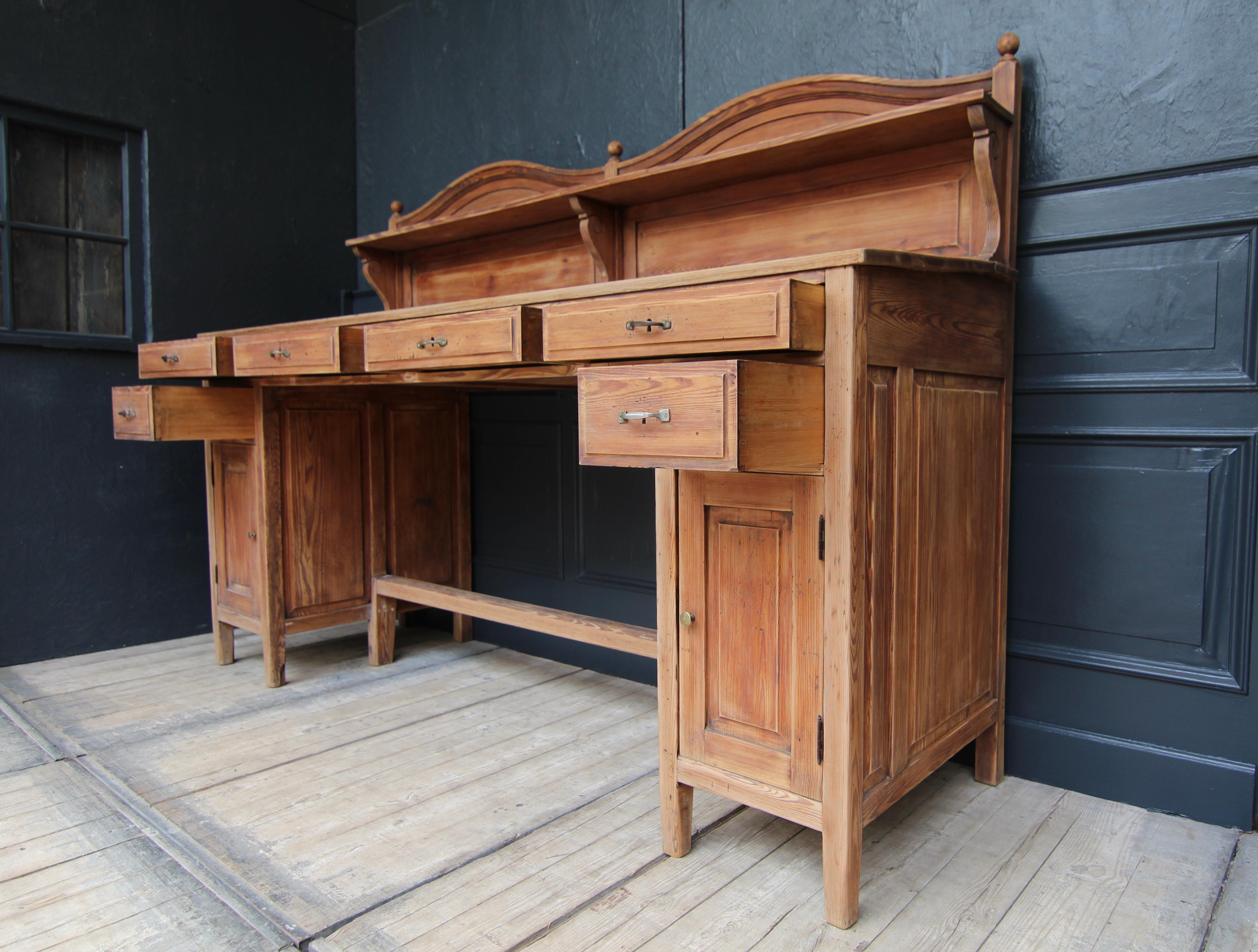 Early 20th Century Large French Kontor Standing Desk 3