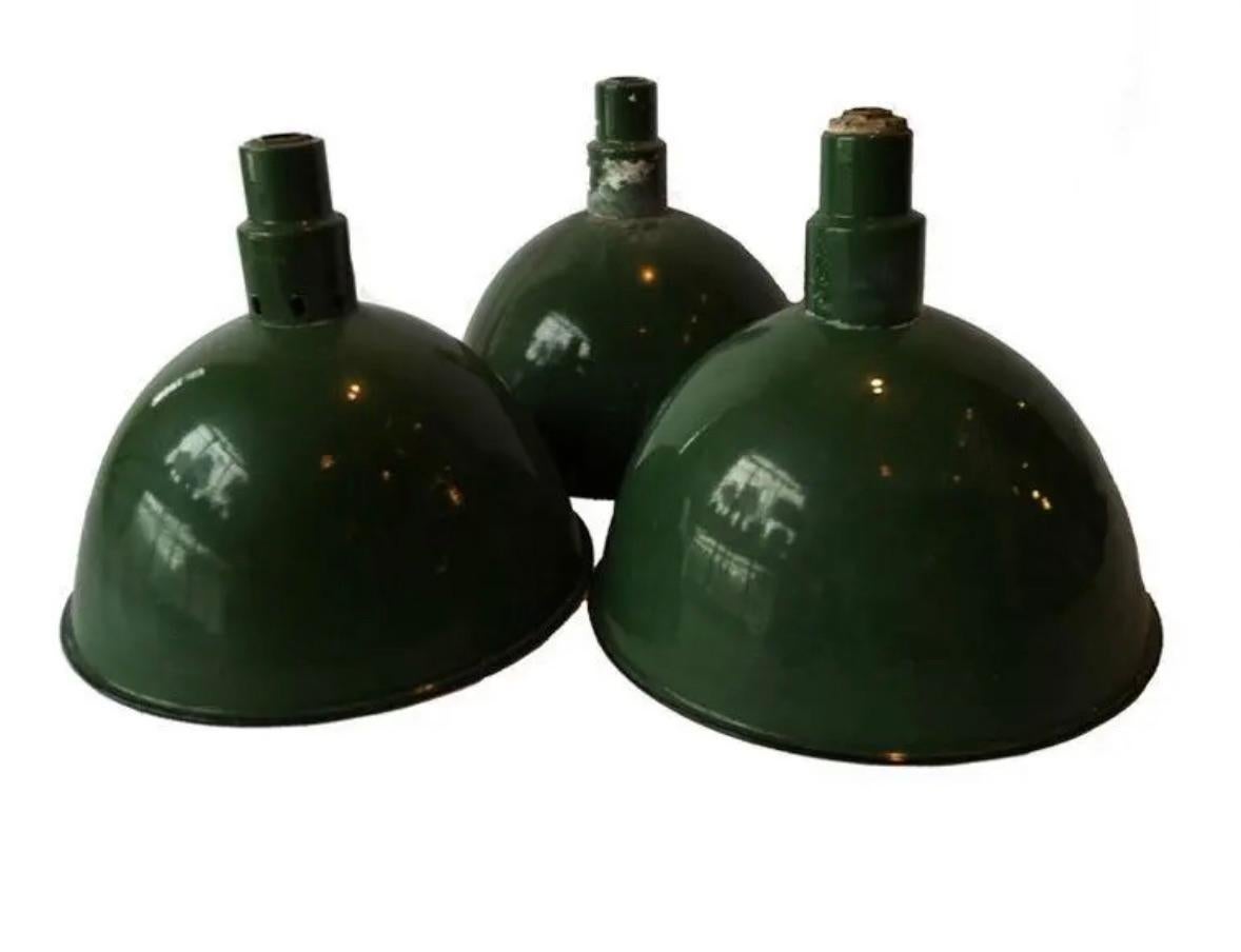Unknown Early 20th Century Large Industrial Pendant Lamp For Sale