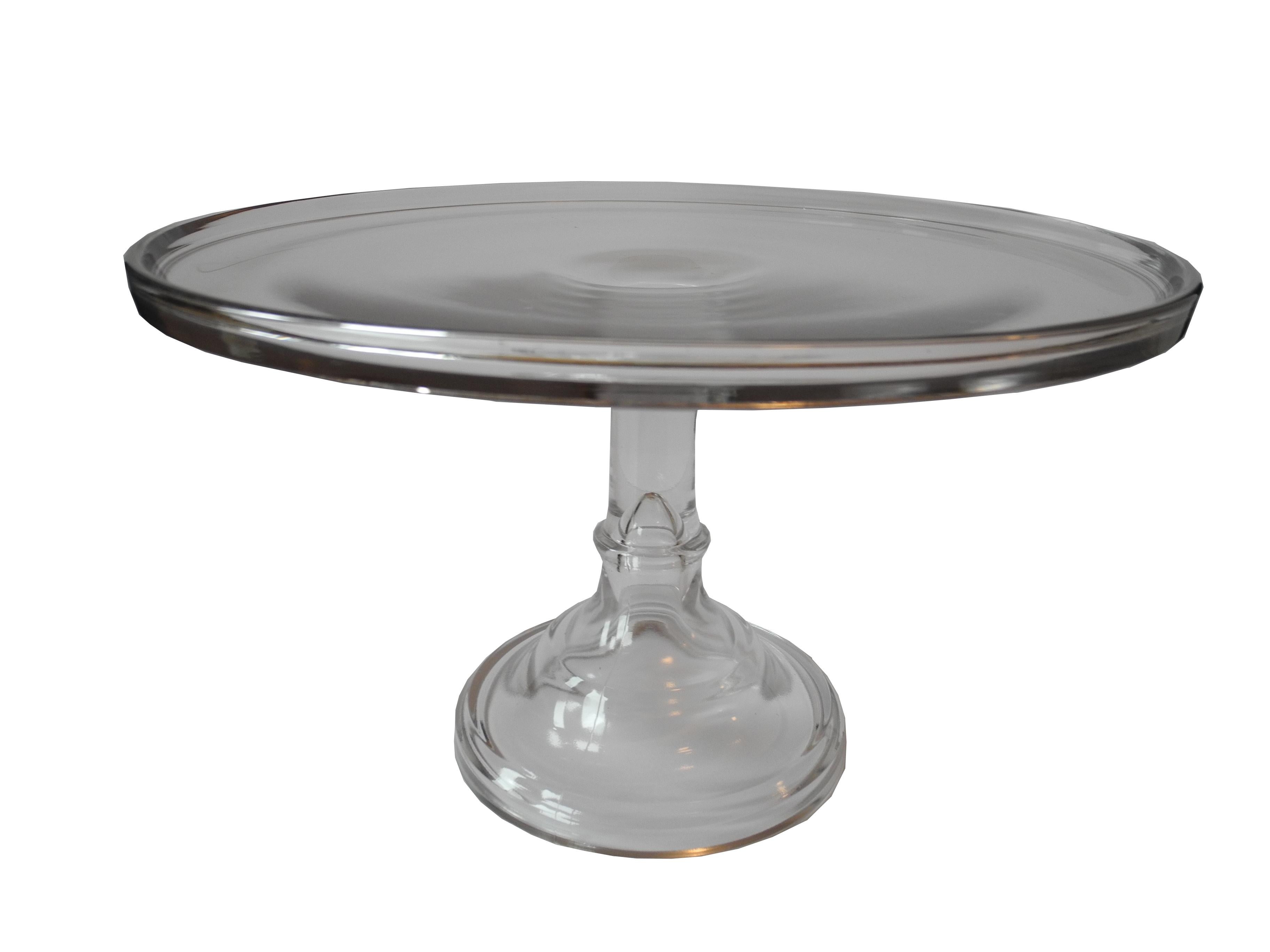 Make a statement with this impressive elevated cake stand, large in diameter surface, 12.75