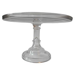 Early 20th Century Large Pressed Glass Cake Stand / Table Center Piece