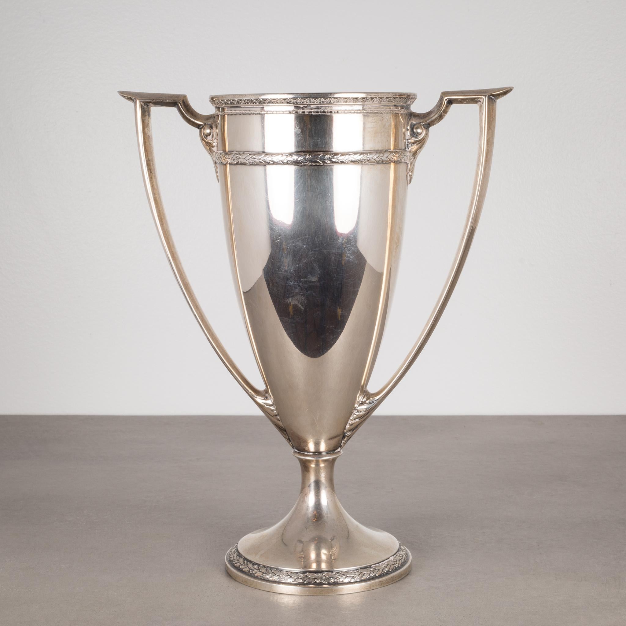 Early 20th Century Large Sterling Silver Cup Trophy, circa 1924 1