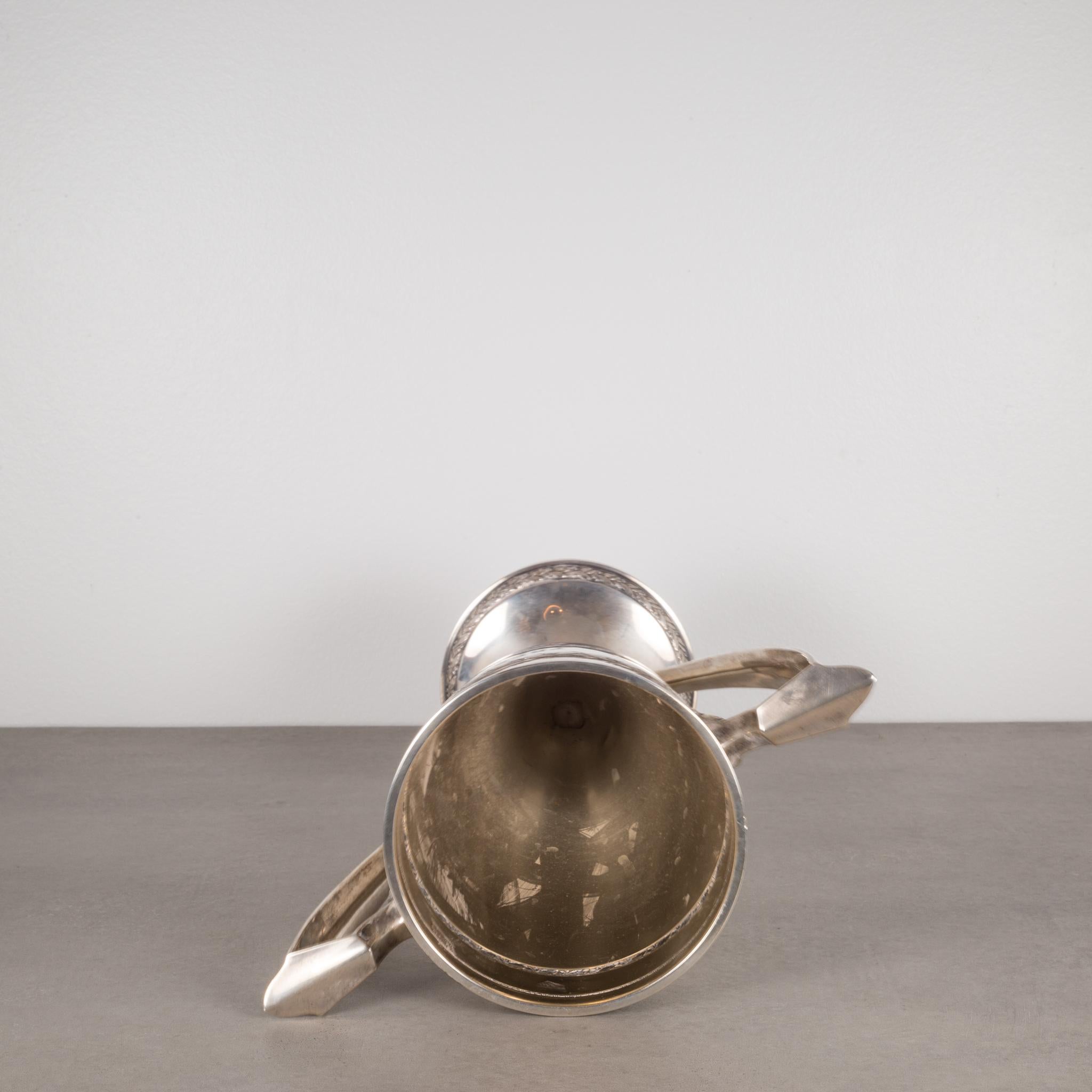 Early 20th Century Large Sterling Silver Cup Trophy, circa 1924 2