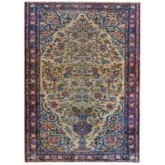 Early 20th Century Lavar Kirman Prayer Rug