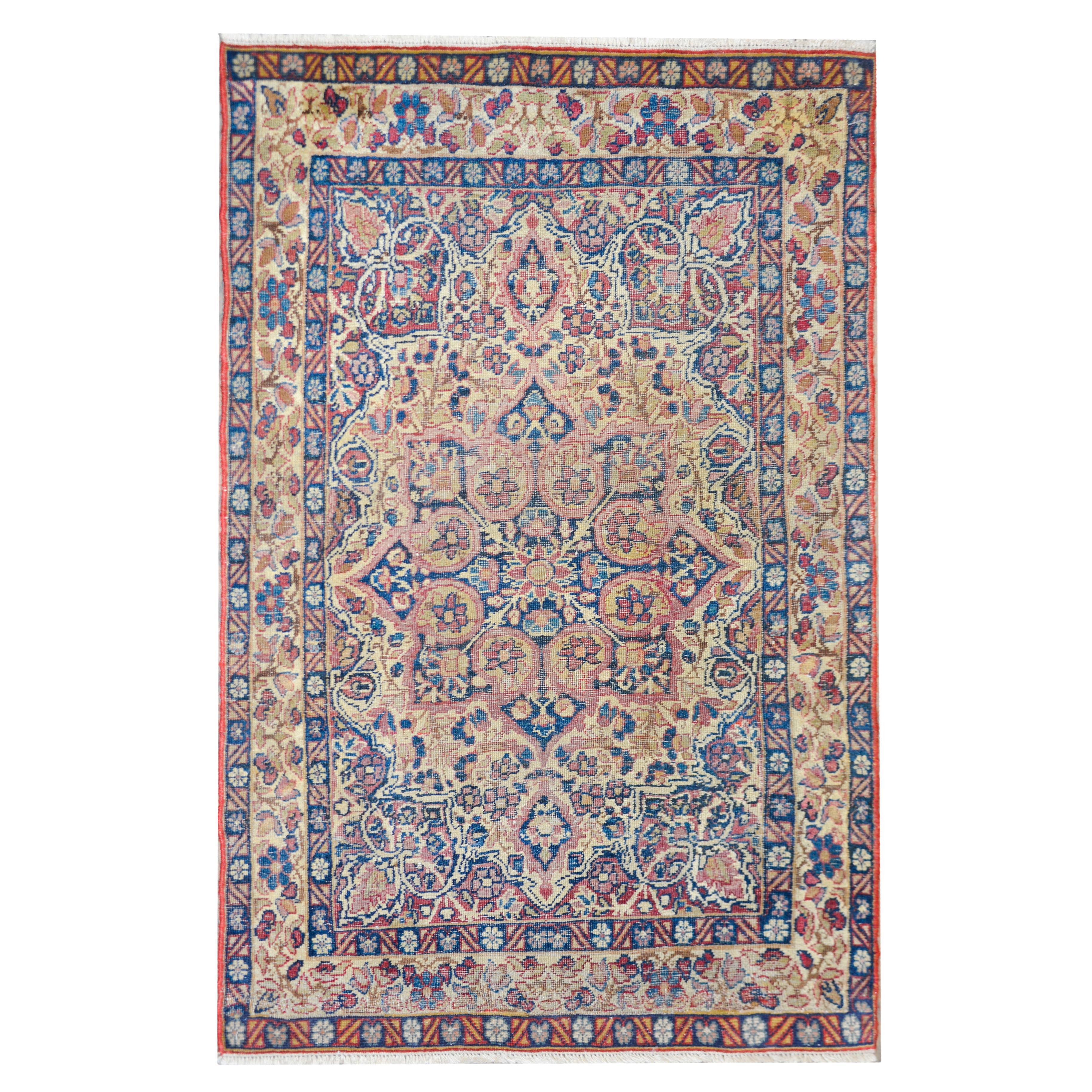 Lavar Kirman-Teppich aus dem frühen 20. Jahrhundert