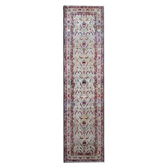 Tapis de couloir Lavar Kirman du début du XXe siècle