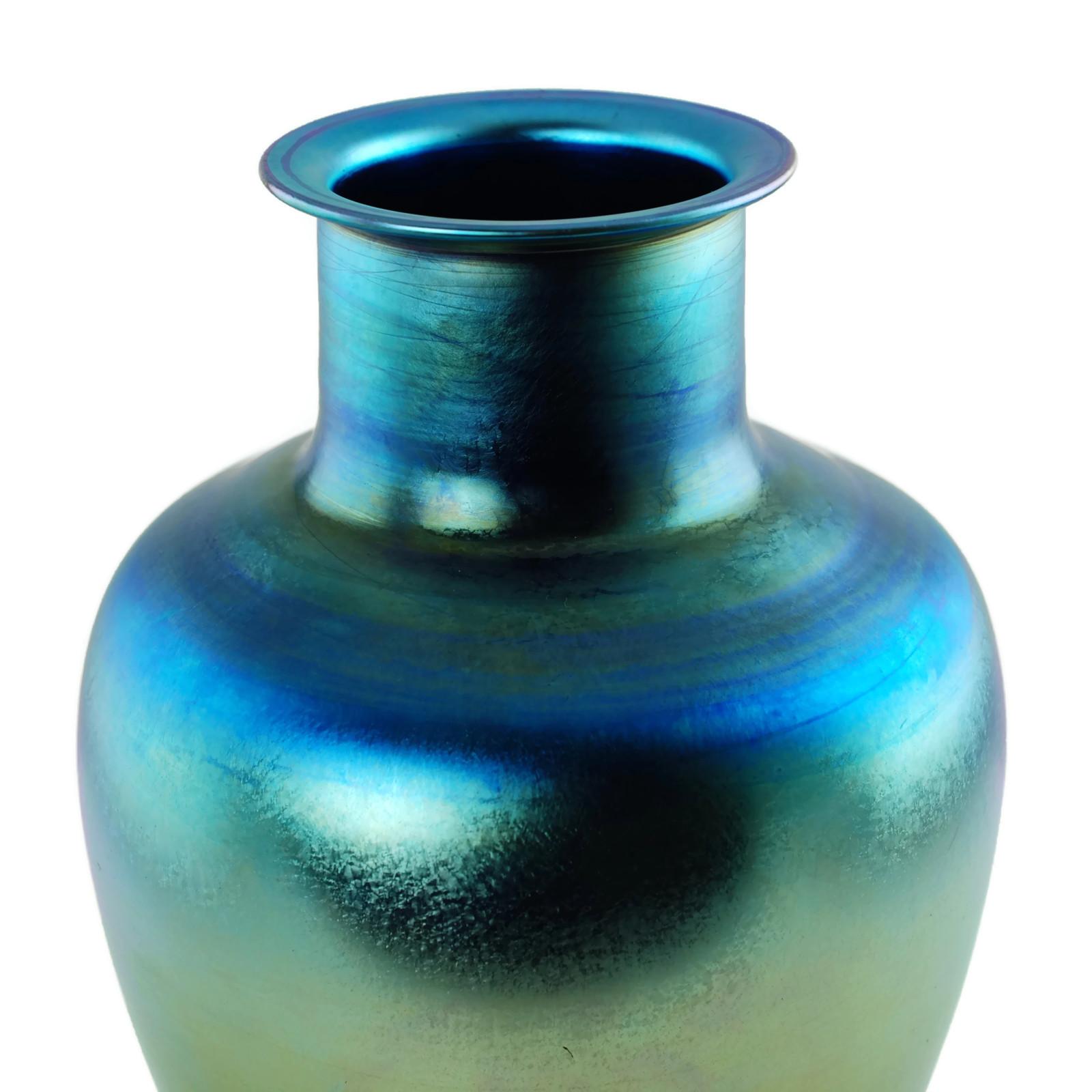 A.I.C., frühes 20. Jahrhundert Vase in Balusterform aus Favrile-Kunstglas von Tiffany Furnaces (Sonstiges) im Angebot
