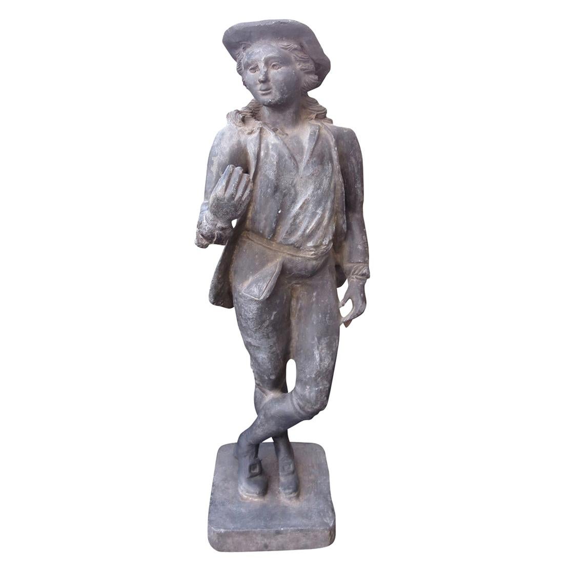 Early 20th Century Lead Figure in 18th Century Dress