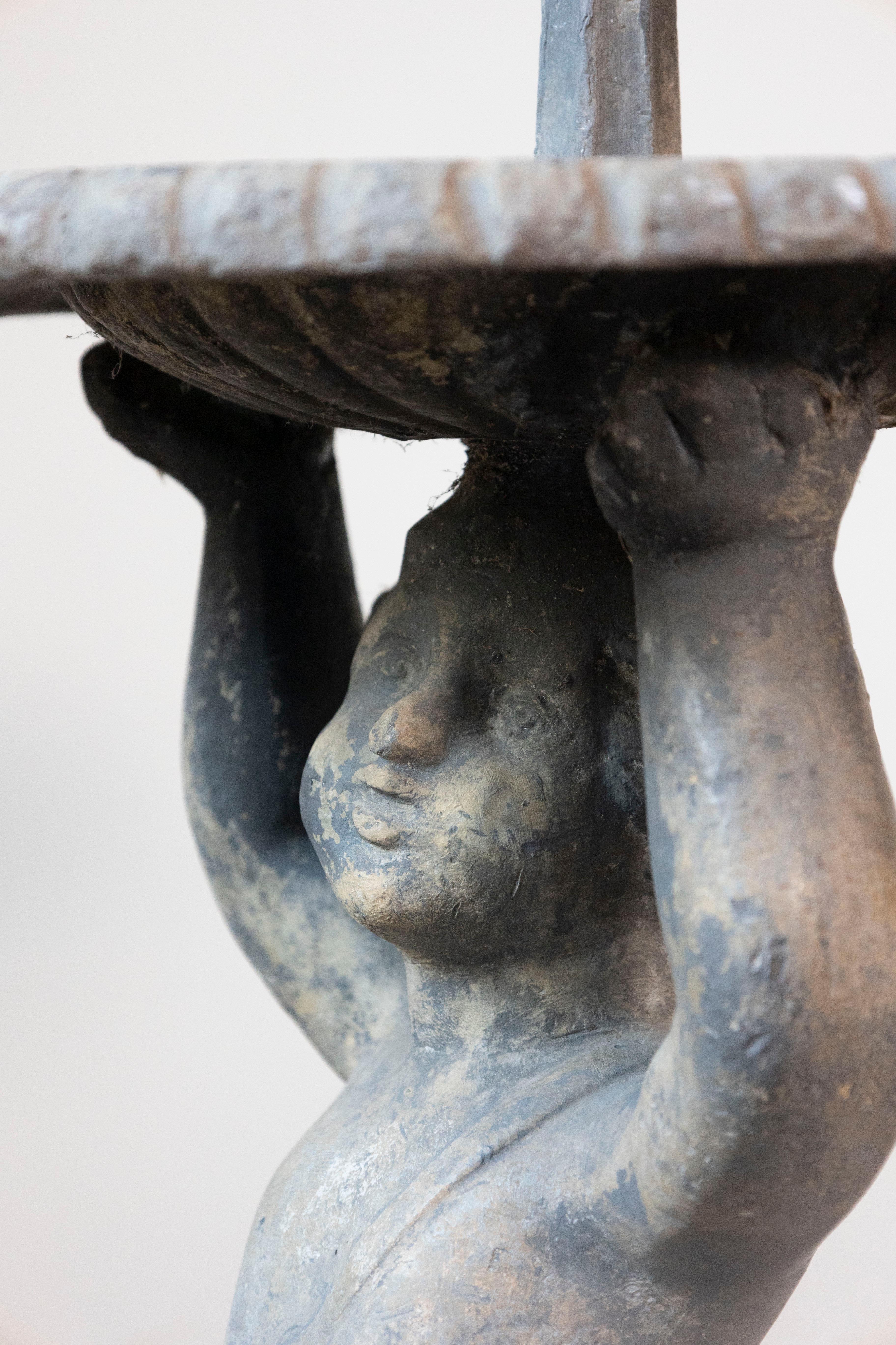 XX secolo Fontana di putti in piombo dei primi del Novecento, CIRCA 1920 in vendita