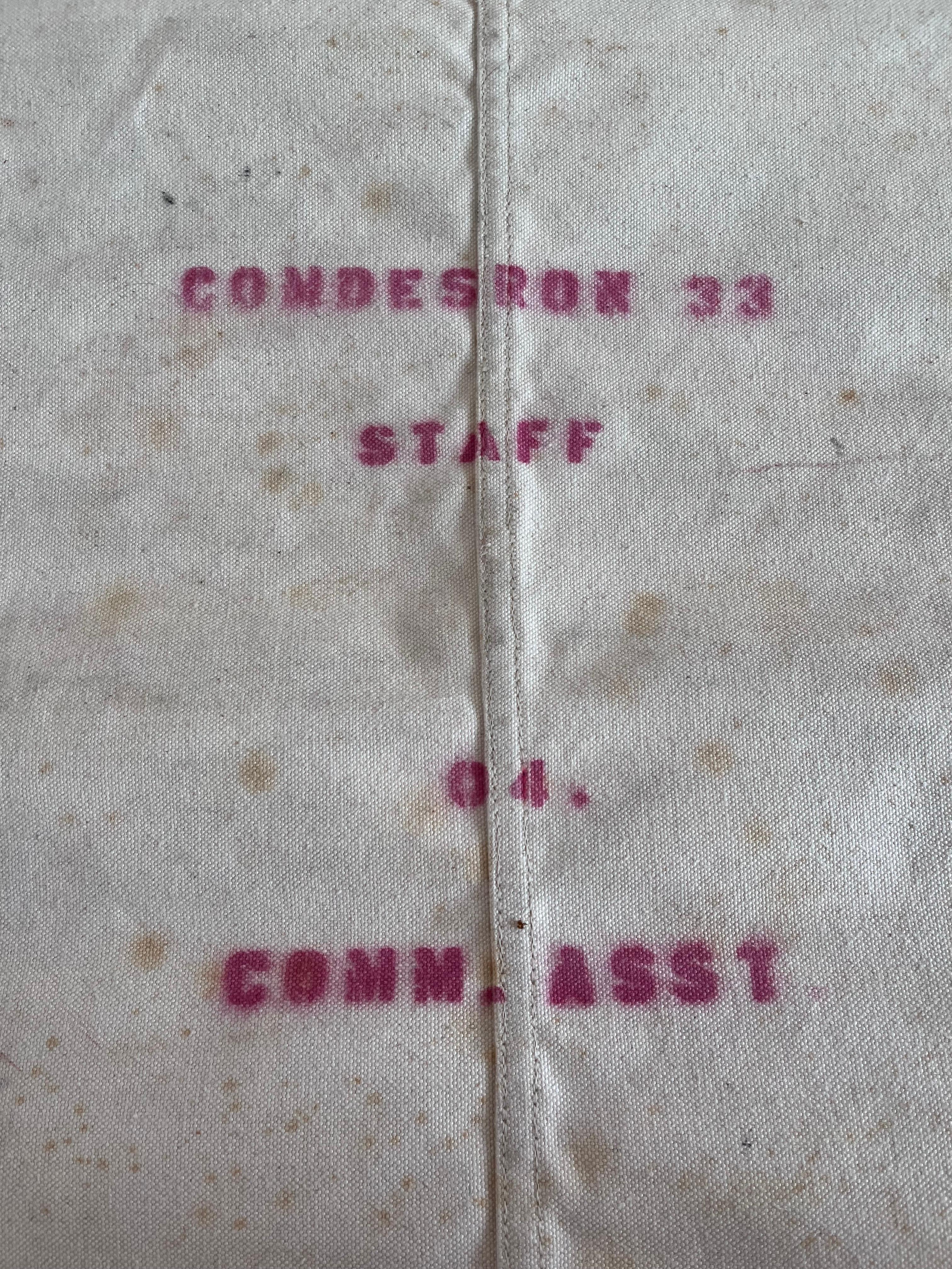 Américain Sac postal sécurisé en cuir et toile du début du 20e siècle C.A. Hoffman & Sons en vente