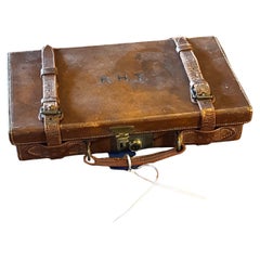 Custodia da braccio in pelle dei primi del Novecento per ufficiale inglese della Prima Guerra Mondiale