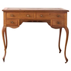 Used Early 20th century Leather topped writing table
