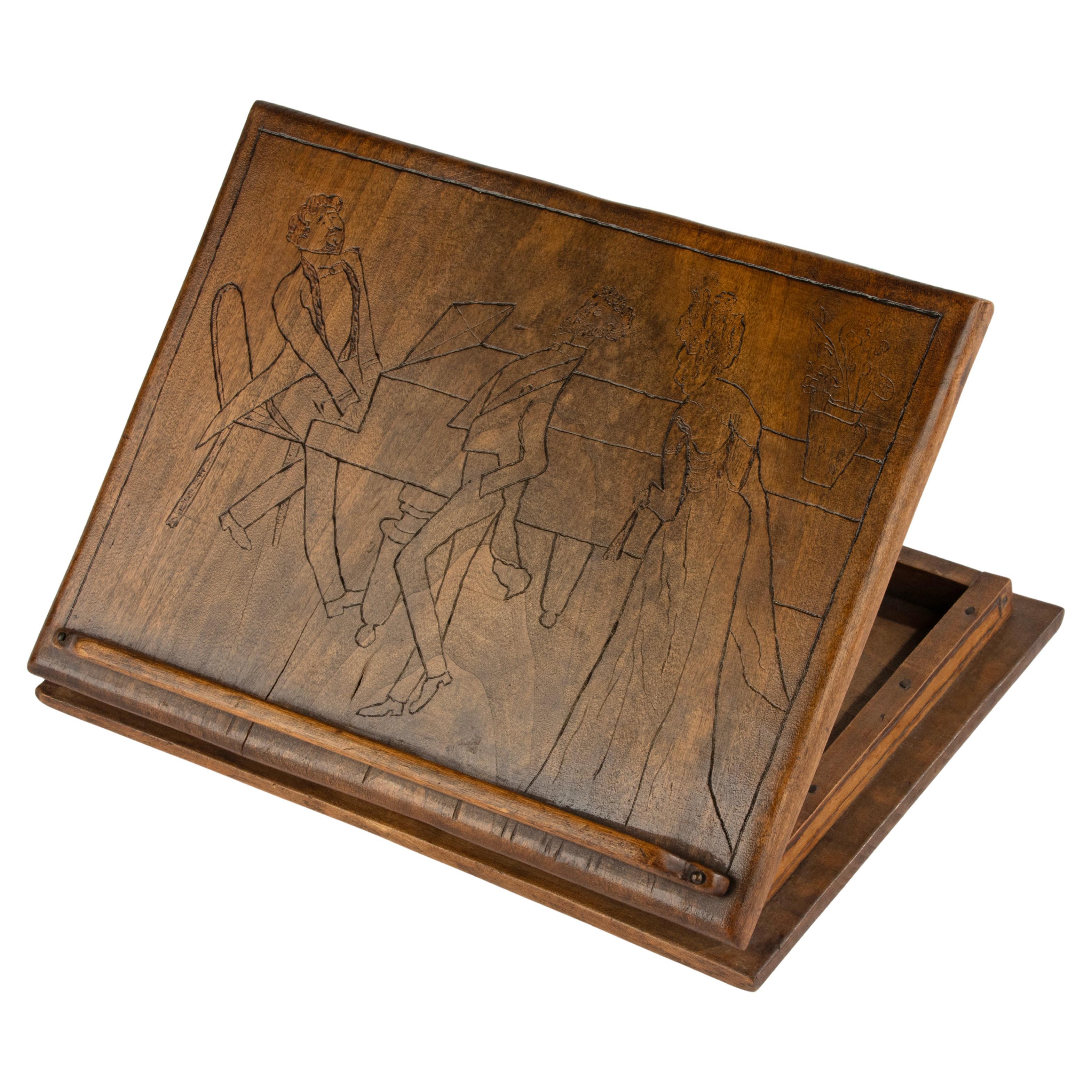 Early 20th Century Lecture Stand - Chestnut Wood