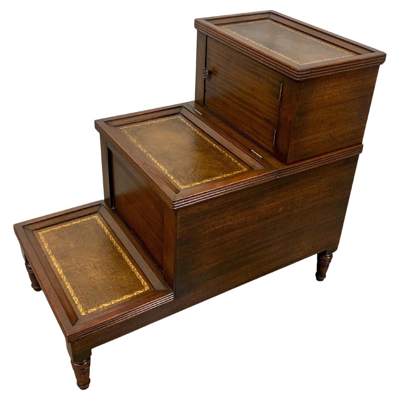 Early 20th Century Library Steps For Sale at 1stDibs
