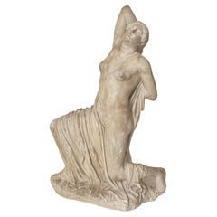 Early 20th Century Life-Size Plaster Sculpture of a Dying Niobe, Around 1930