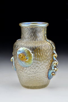 Early 20th Century Loetz Art Glass Nautilus Vase