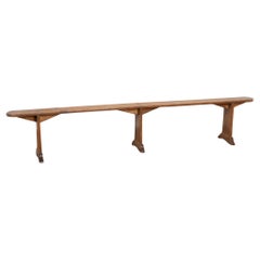 Early 20th Century Long Narrow French Bench