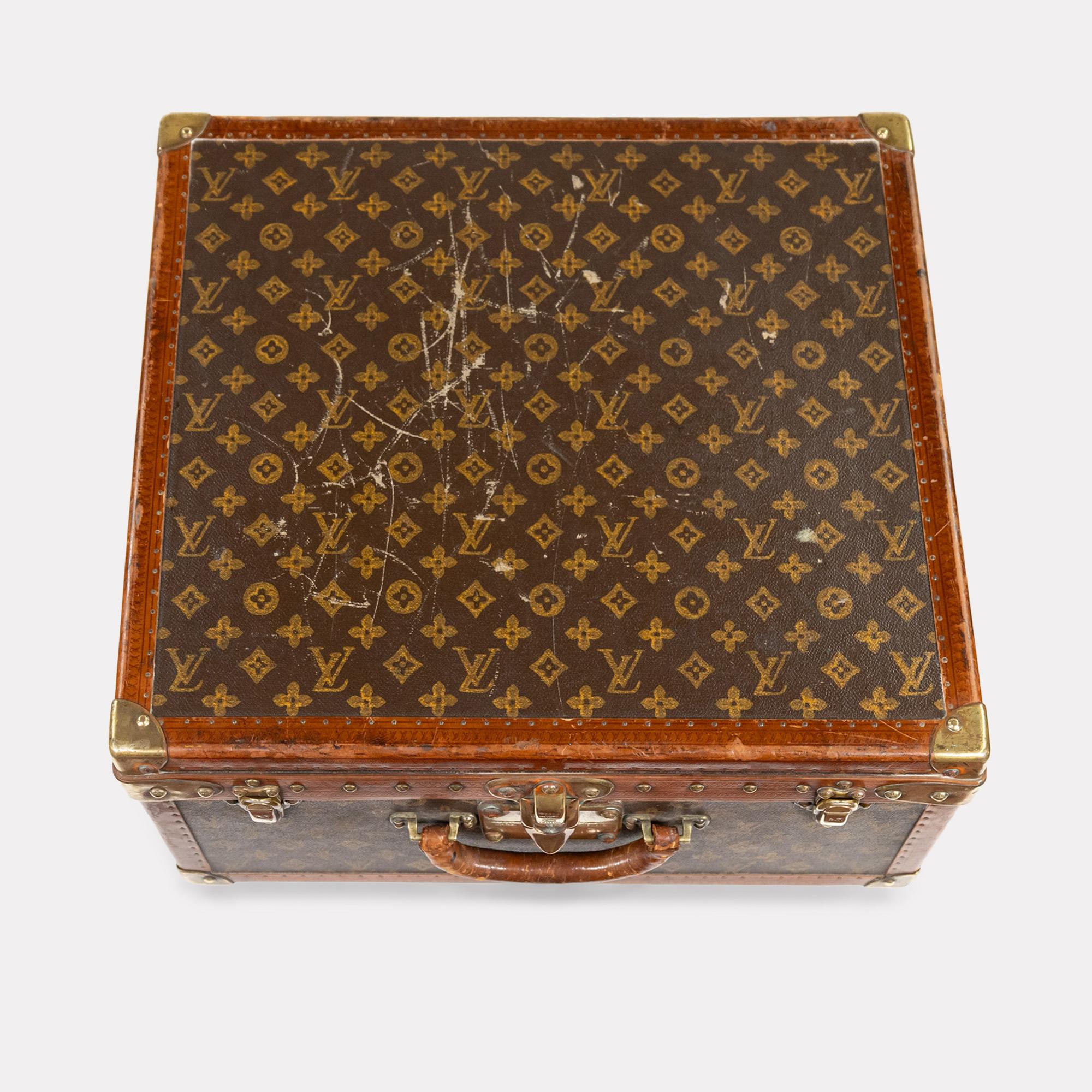 Valigetta Monogram Bisten Louis Vuitton dei primi del Novecento in vendita 2