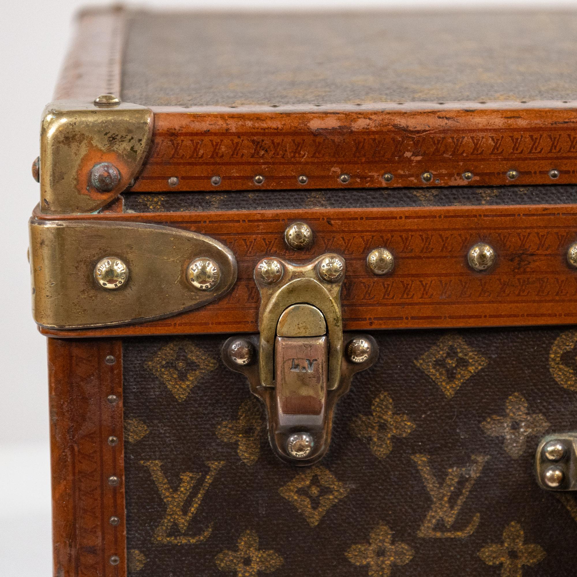 Valigetta Monogram Bisten Louis Vuitton dei primi del Novecento in vendita 3