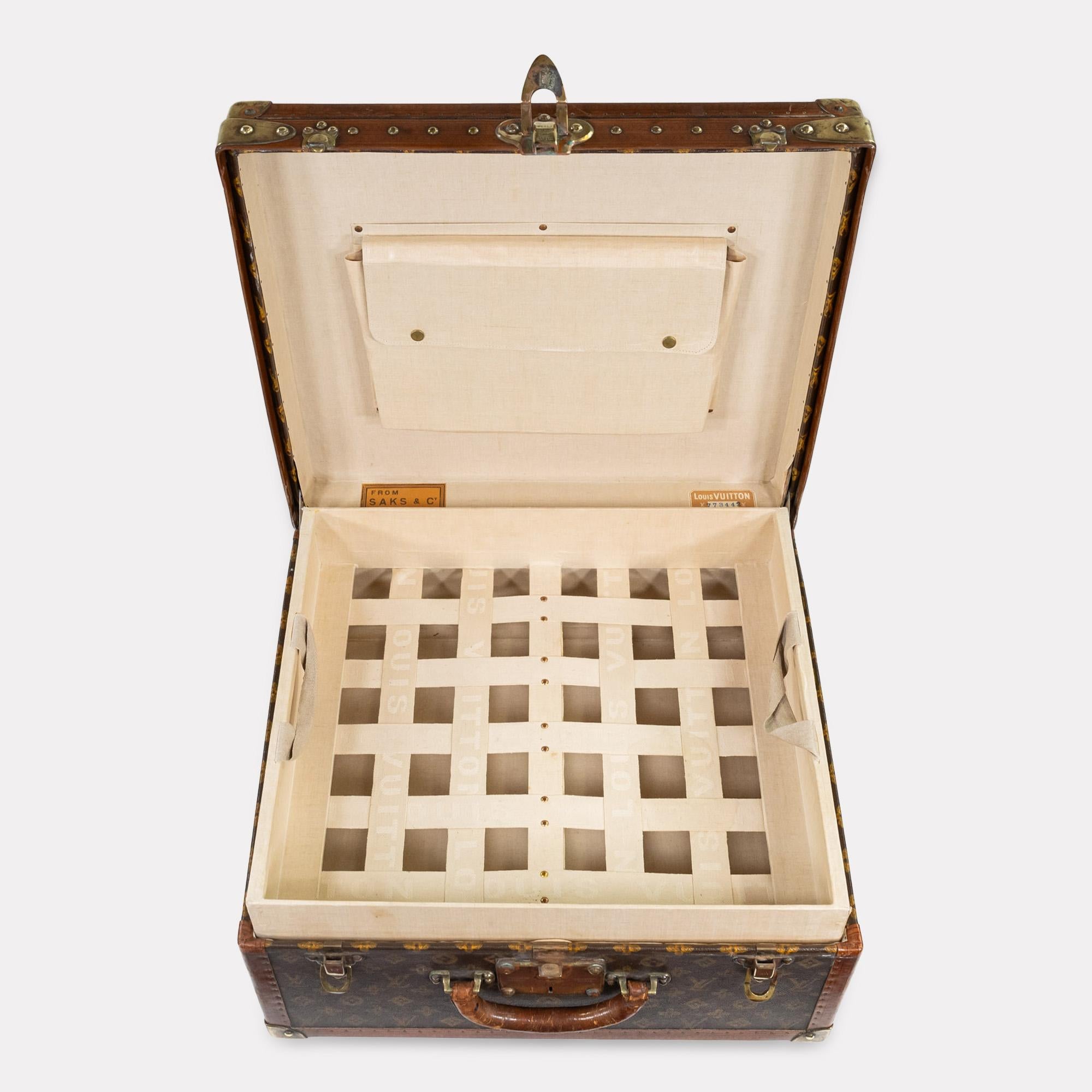 Valigetta Monogram Bisten Louis Vuitton dei primi del Novecento in vendita 7