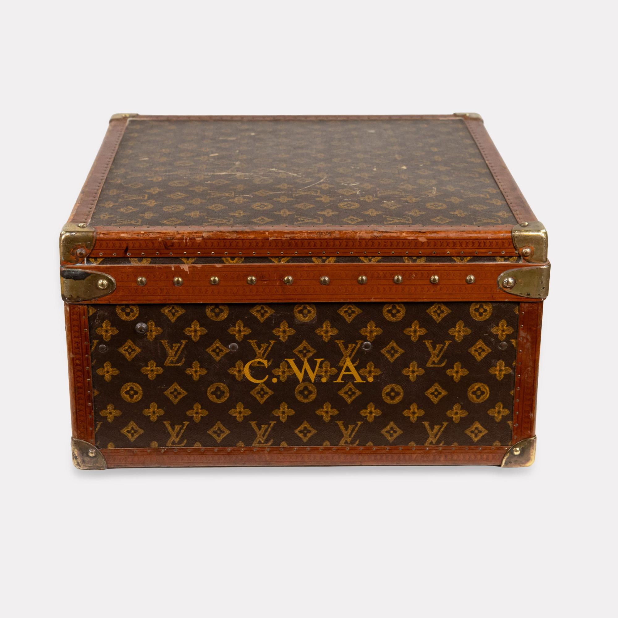 Valigetta Monogram Bisten Louis Vuitton dei primi del Novecento in vendita 12