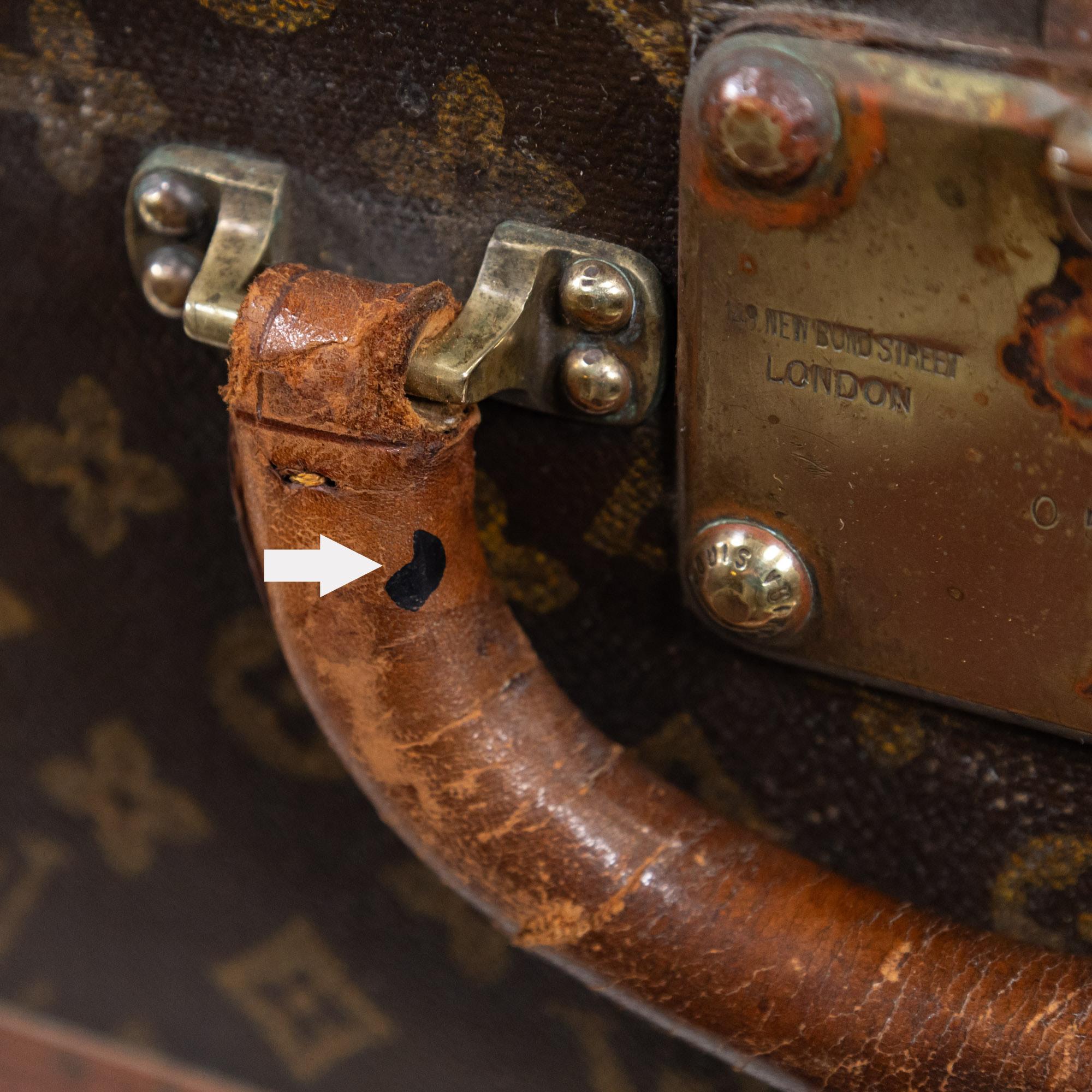 XX secolo Valigetta Monogram Bisten Louis Vuitton dei primi del Novecento in vendita