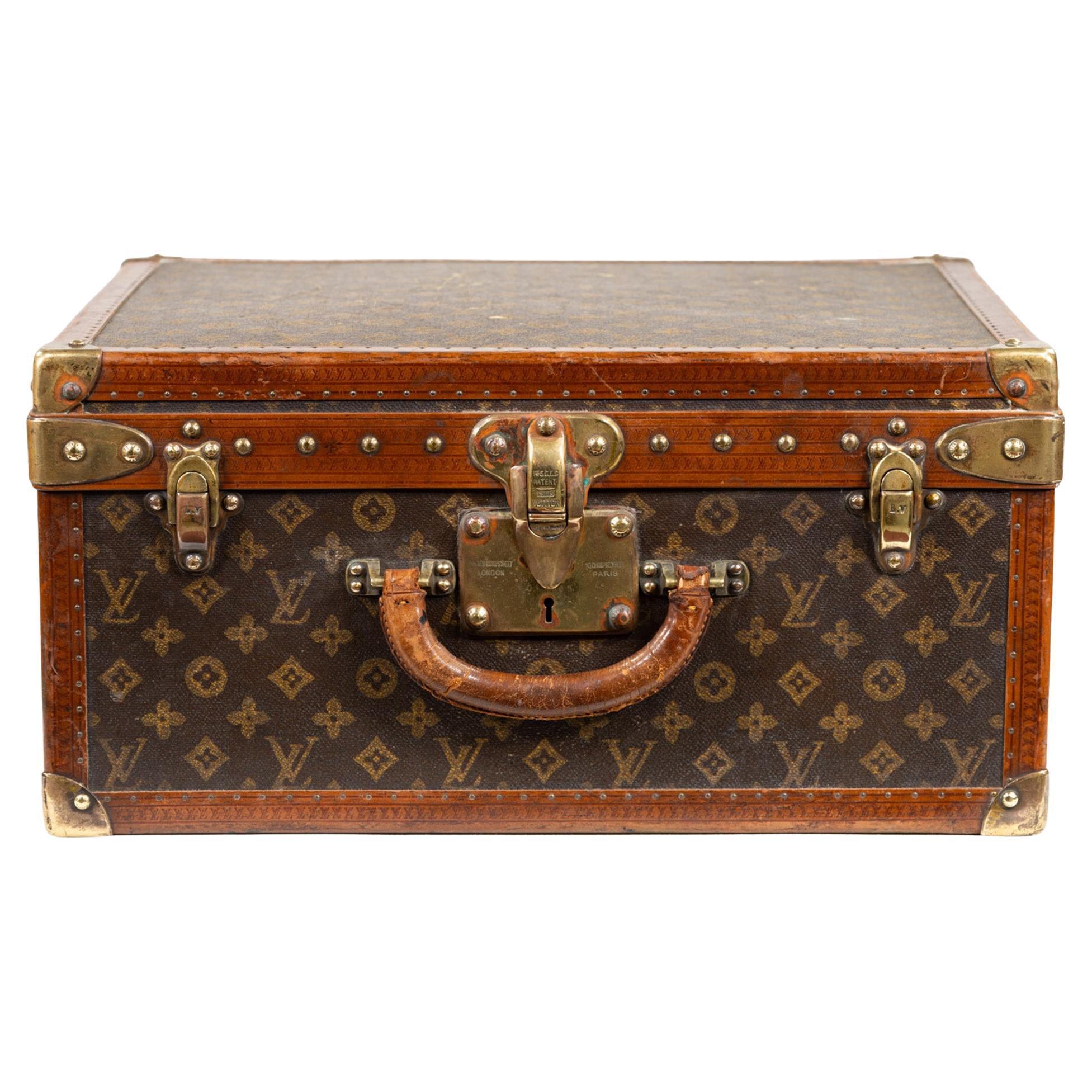 Maletín Bisten Monograma Louis Vuitton de principios del siglo XX