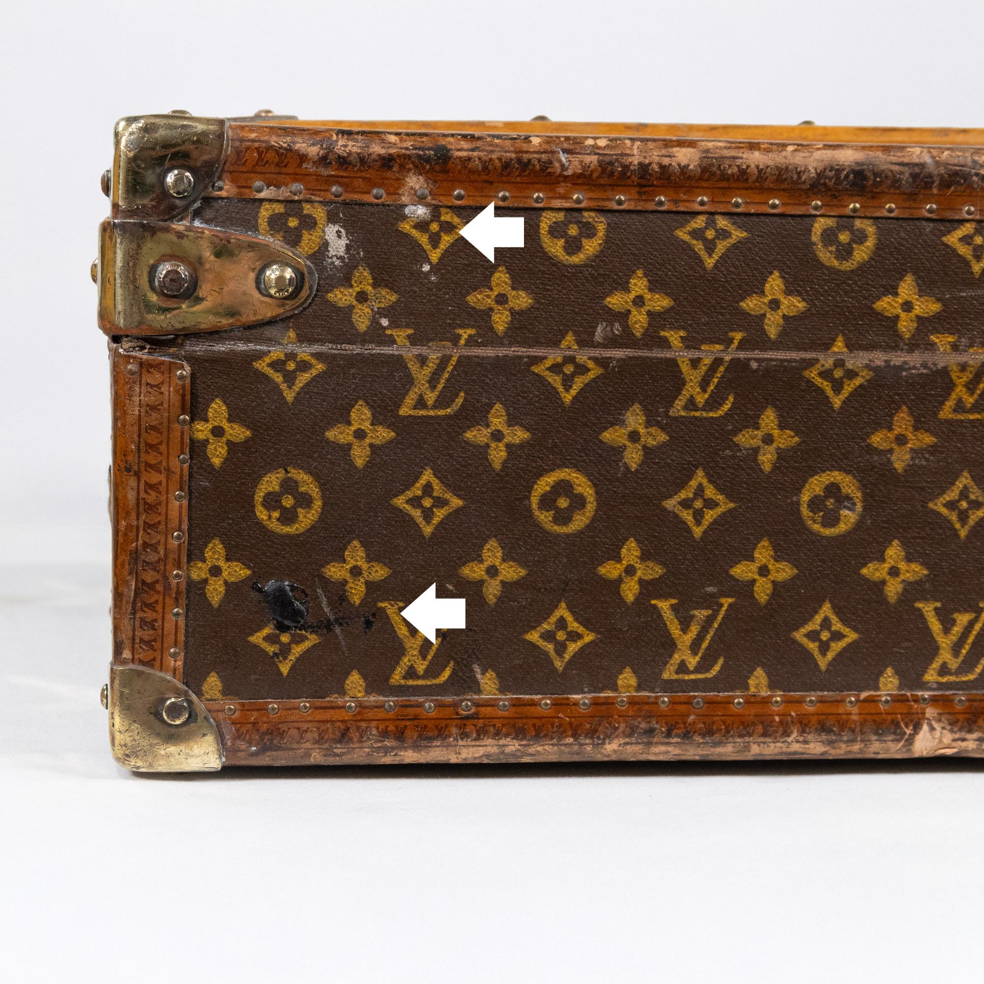 Louis Vuitton Monogram Zwölf Schuhkarton des frühen 20. Jahrhunderts im Angebot 3