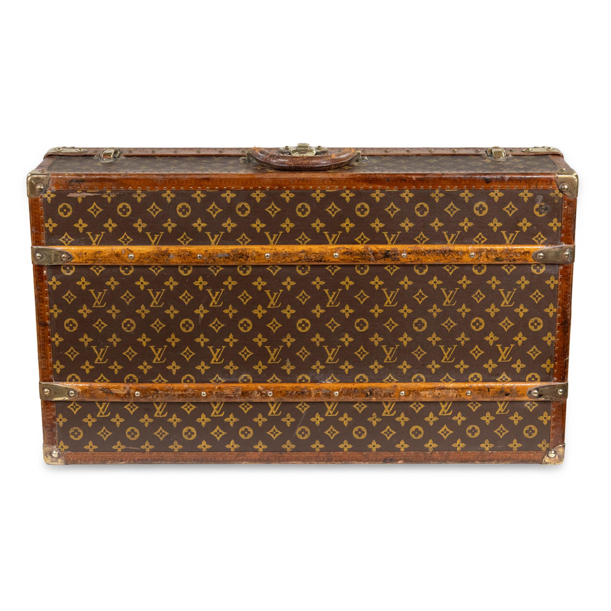 Louis Vuitton Monogram Zwölf Schuhkarton des frühen 20. Jahrhunderts im Angebot 4