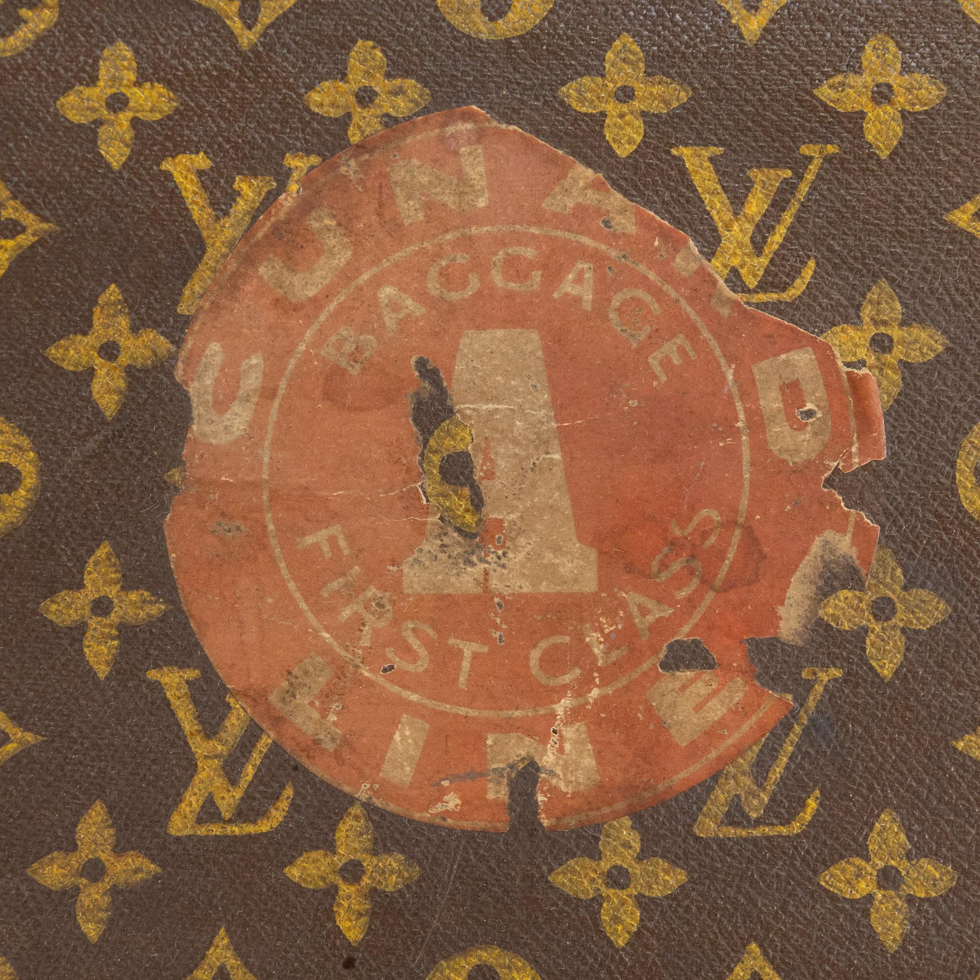 Louis Vuitton Monogram Zwölf Schuhkarton des frühen 20. Jahrhunderts im Angebot 7