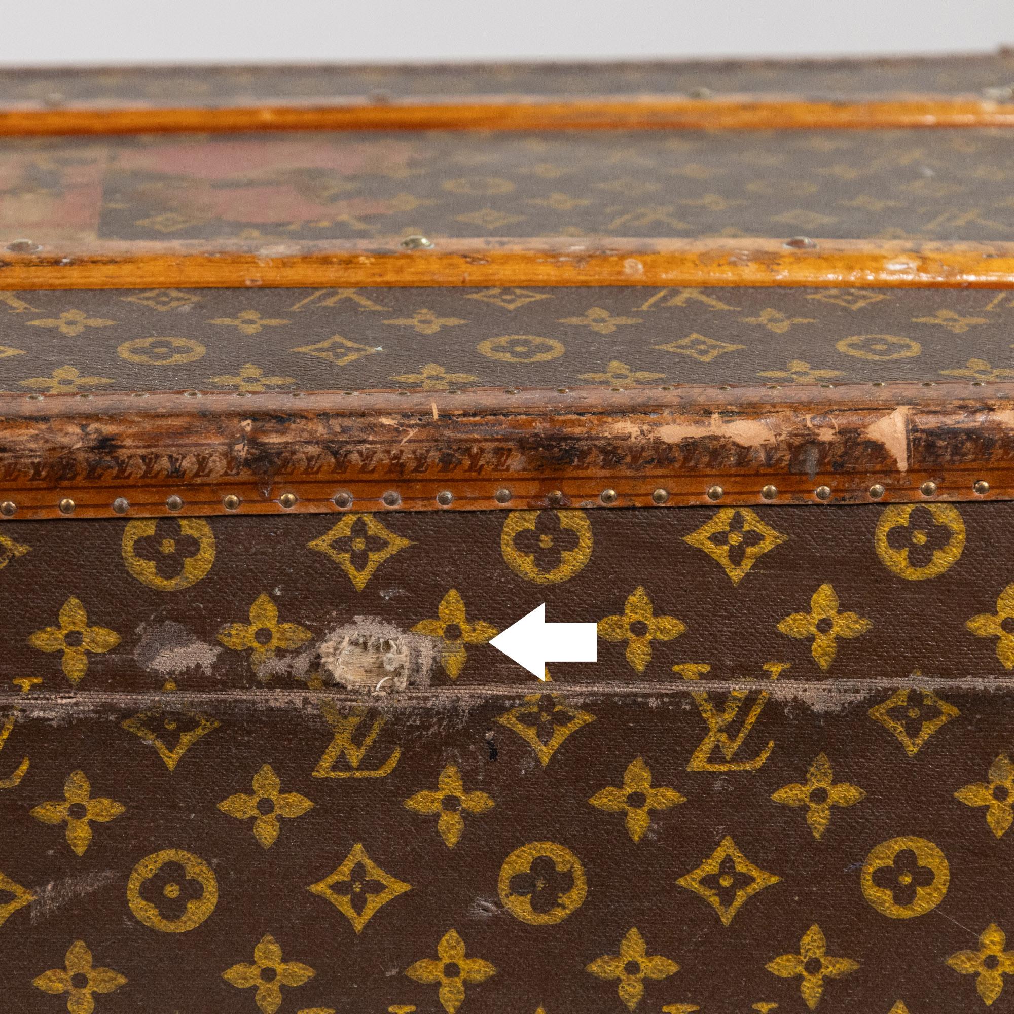 Louis Vuitton Monogram Zwölf Schuhkarton des frühen 20. Jahrhunderts im Angebot 8