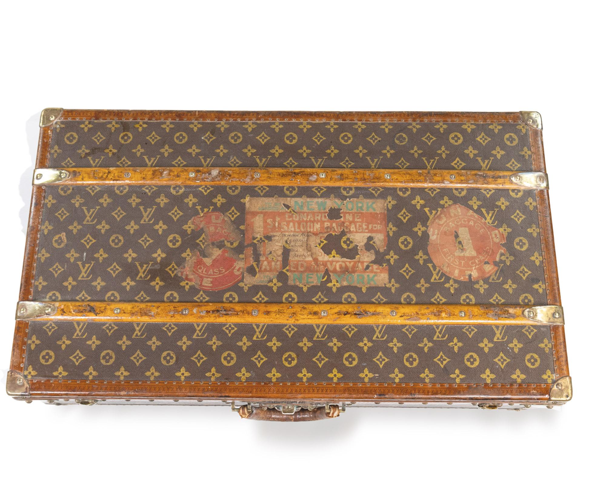 Louis Vuitton Monogram Zwölf Schuhkarton des frühen 20. Jahrhunderts im Angebot 10