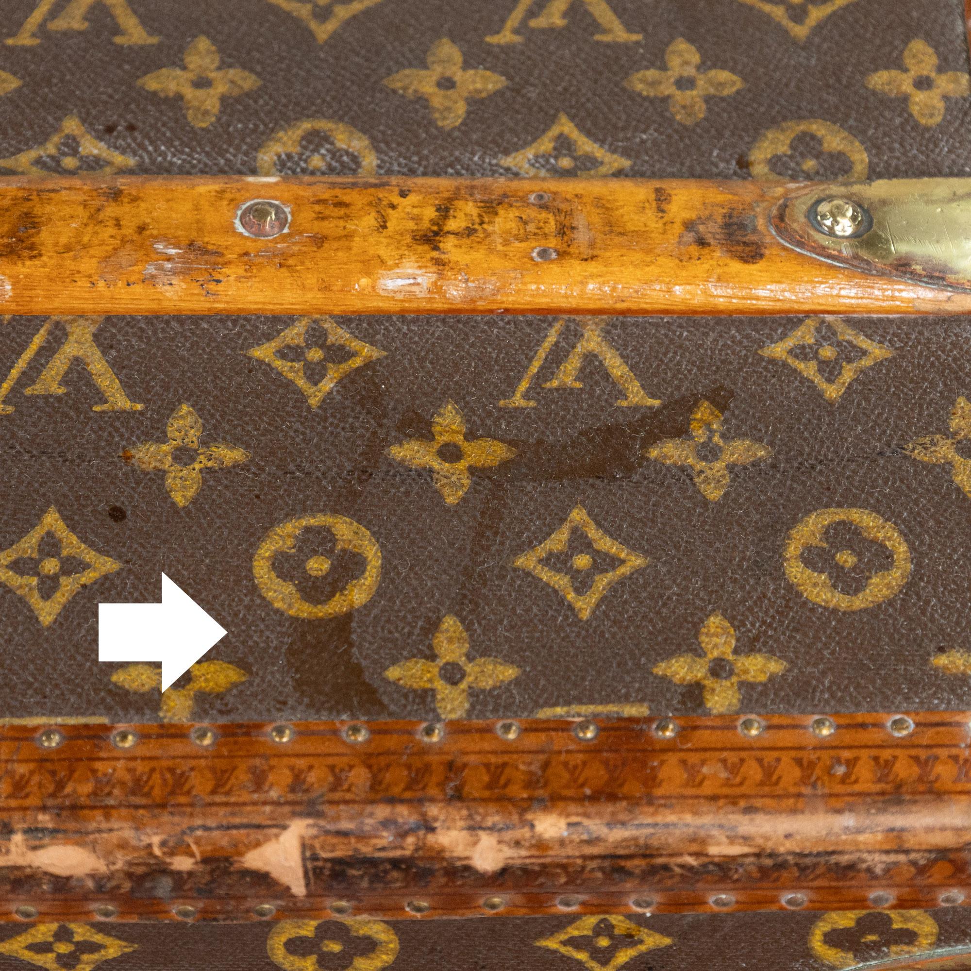 Louis Vuitton Monogram Zwölf Schuhkarton des frühen 20. Jahrhunderts im Angebot 11