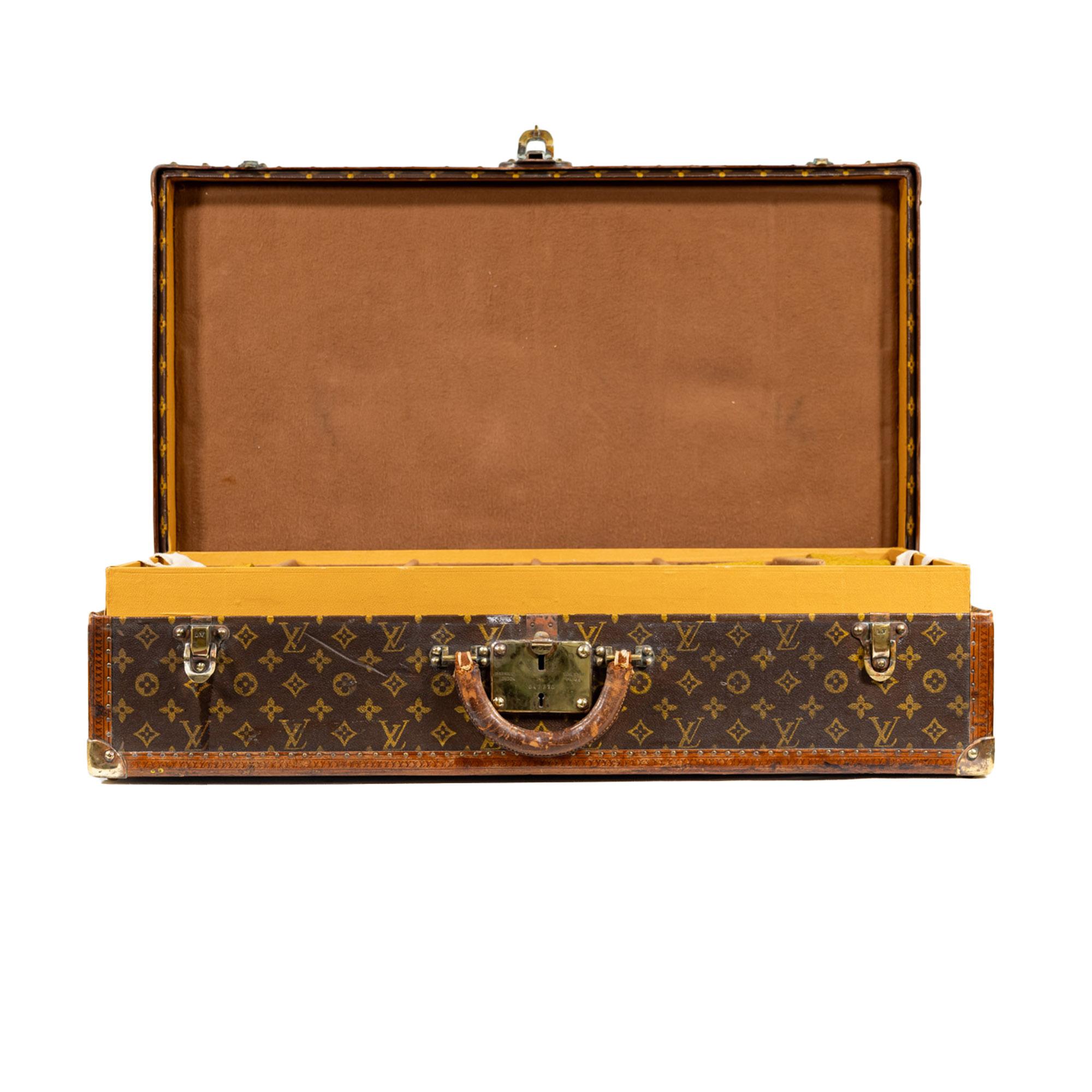 Louis Vuitton Monogram Zwölf Schuhkarton des frühen 20. Jahrhunderts im Angebot 13