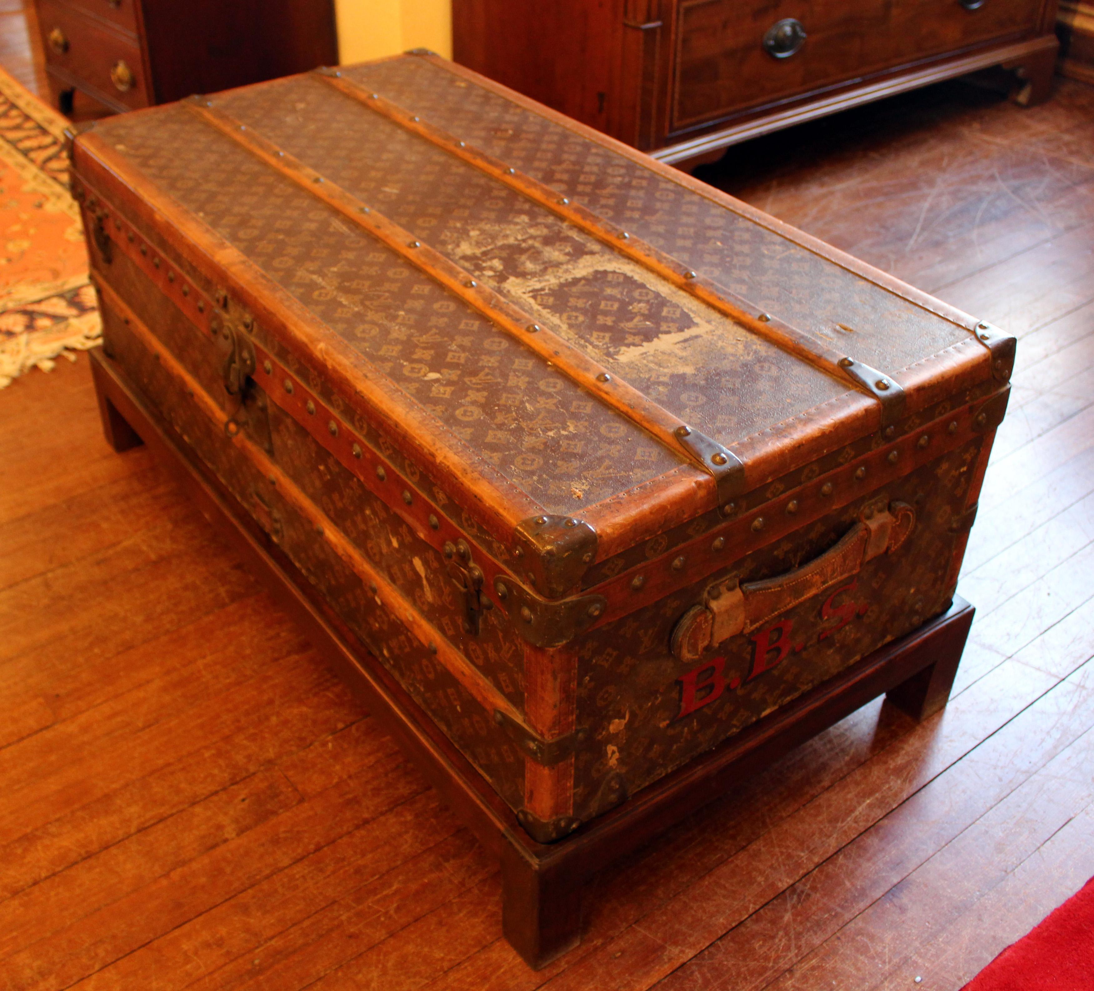 Early 20th Century Louis Vuitton Travel Trunk 1