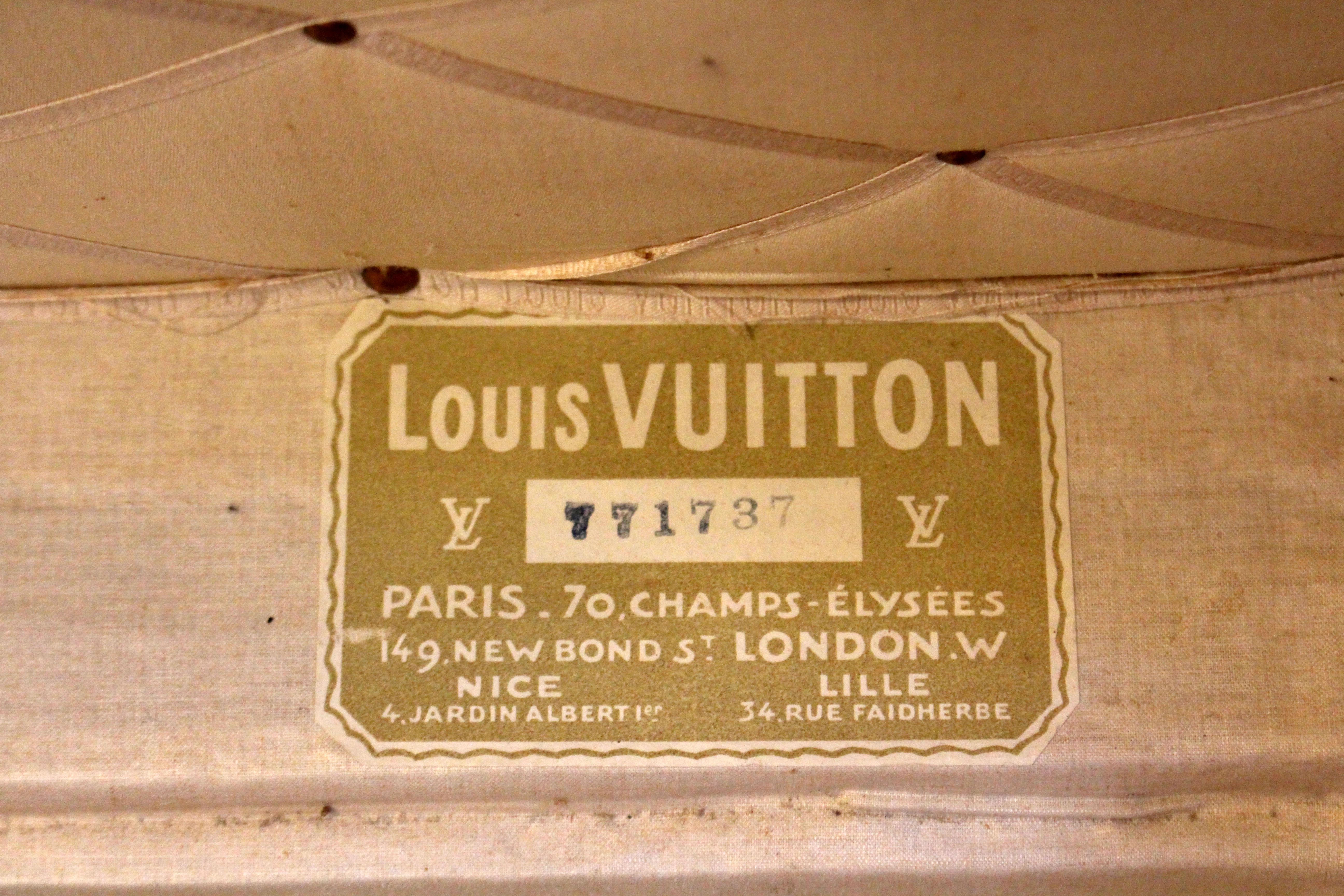 Early 20th Century Louis Vuitton Travel Trunk 5