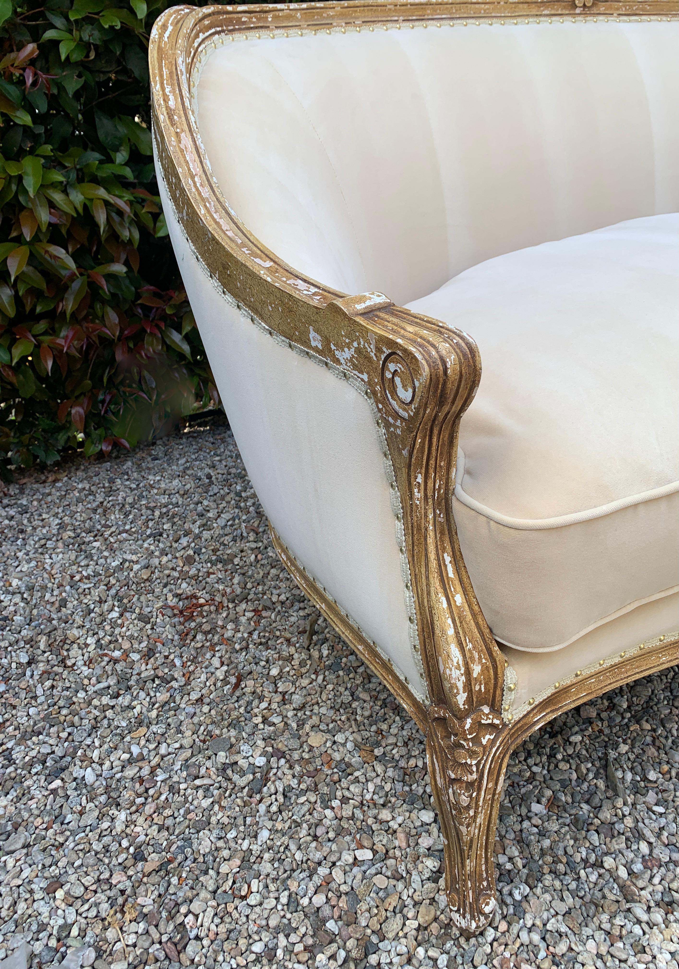 Early 20th Century Louis XV Settee 1