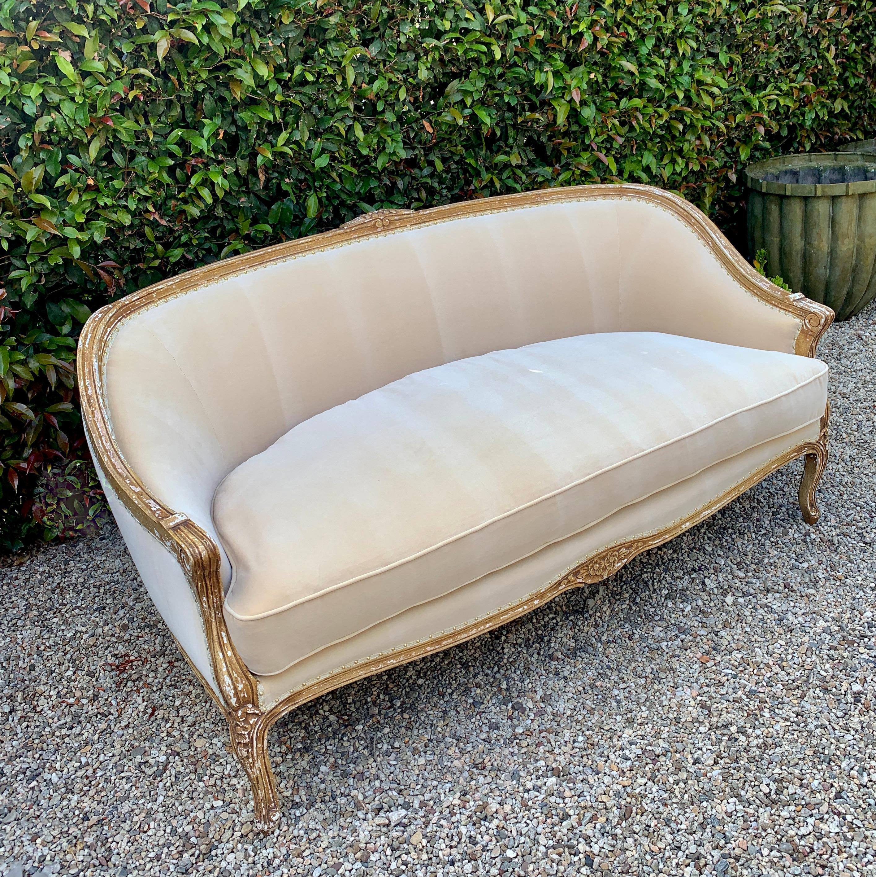 Early 20th Century Louis XV Settee 2