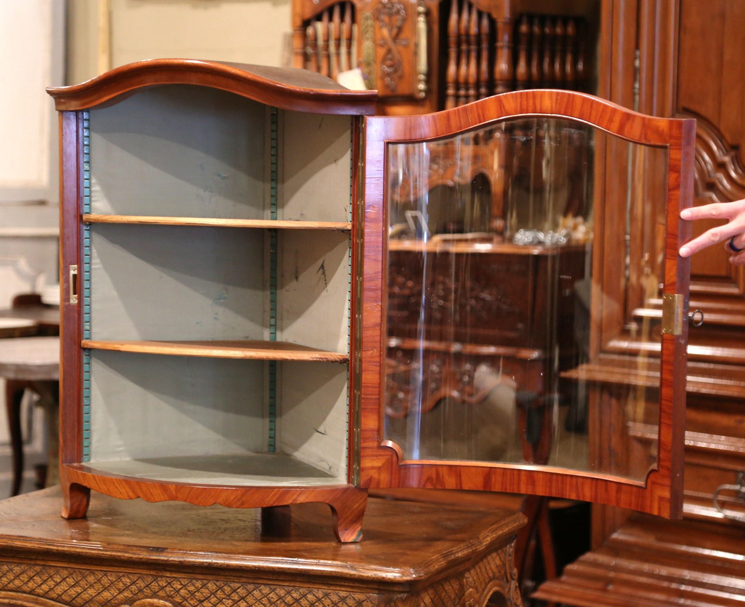 corner cabinets with glass doors