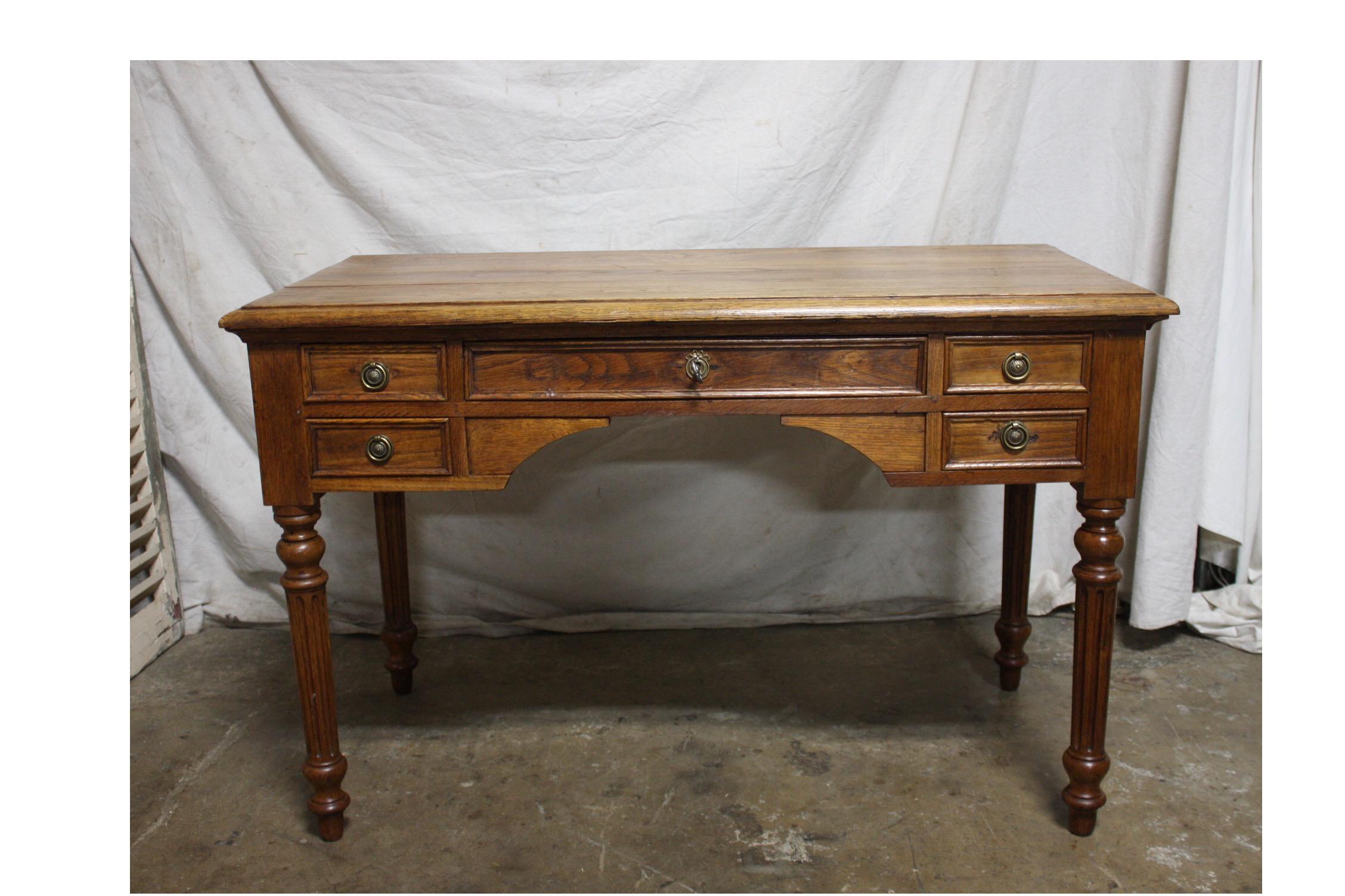 Early 20th Century Louis XVI Style Desk 5