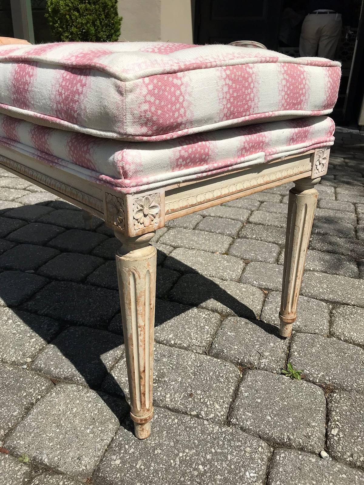 Early 20th Century Louis XVI Style French Bench 3