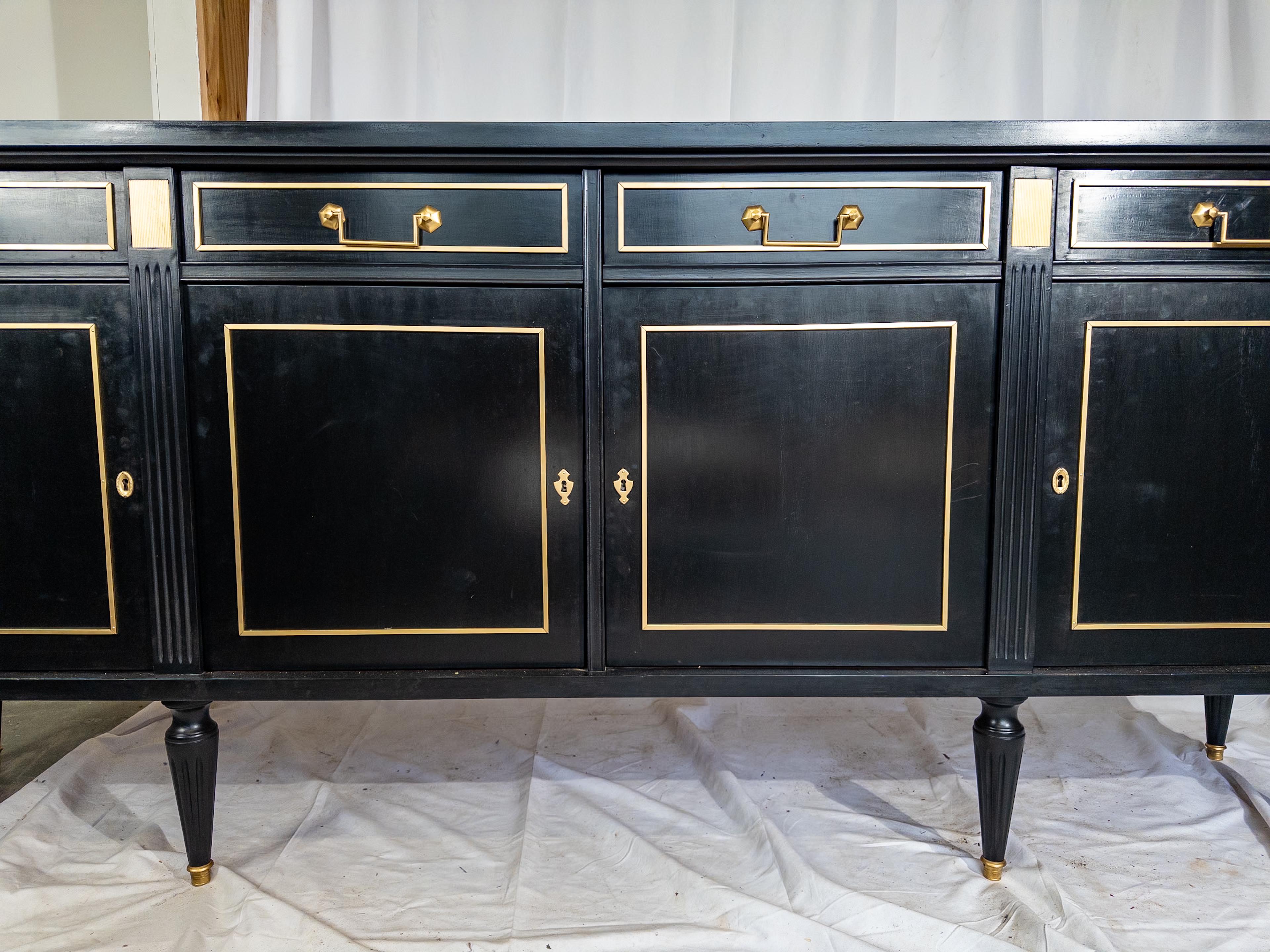 Early 20th Century Louis XVI Style Sideboard For Sale 1