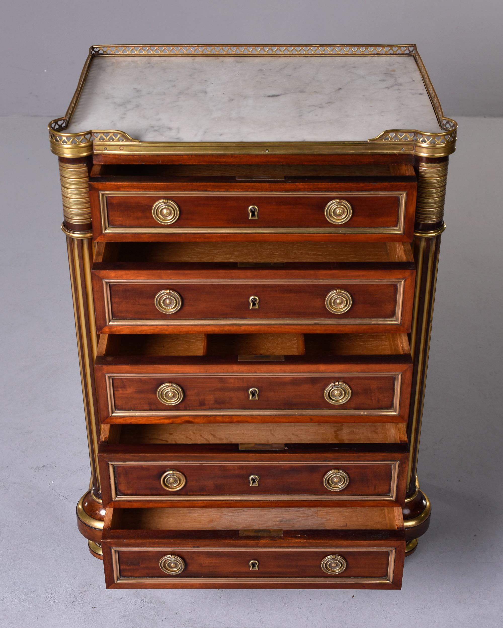 Early 20th Century Louis XVI Style Small Semanier 3