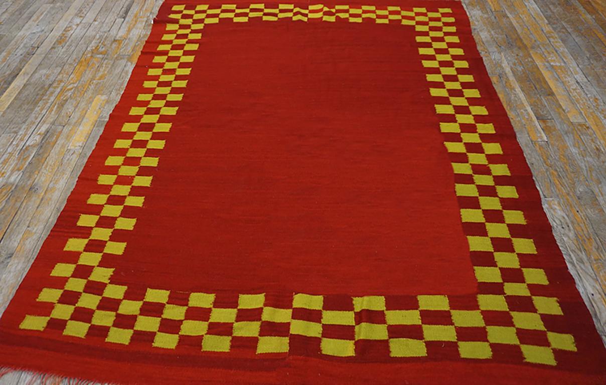 Hand-Woven Early 20th Century Lower Rio Grande Carpet ( 5' x 6'3