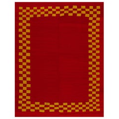 Unterer Rio-Grande-Teppich aus dem frühen 20. Jahrhundert (152 x 191 cm, 5' x 6'3")