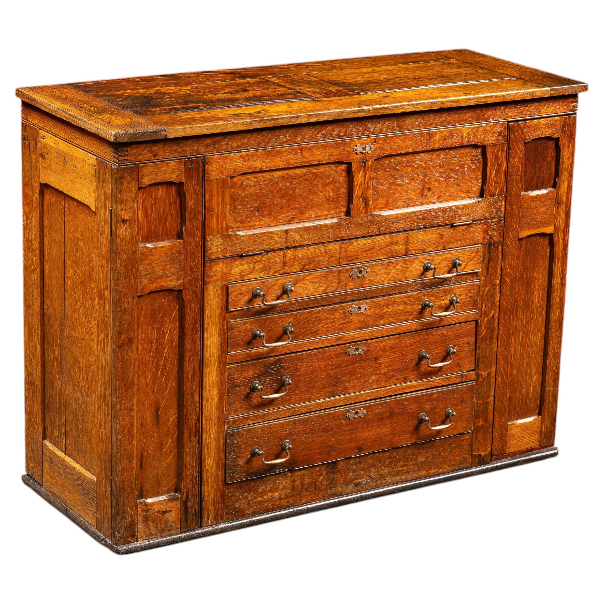 Early 20th Century Machinist Tool Chest by Hammacher Schlemmer