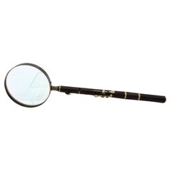 Early 20th Century Magnifying Glass Made From a Flute Portion