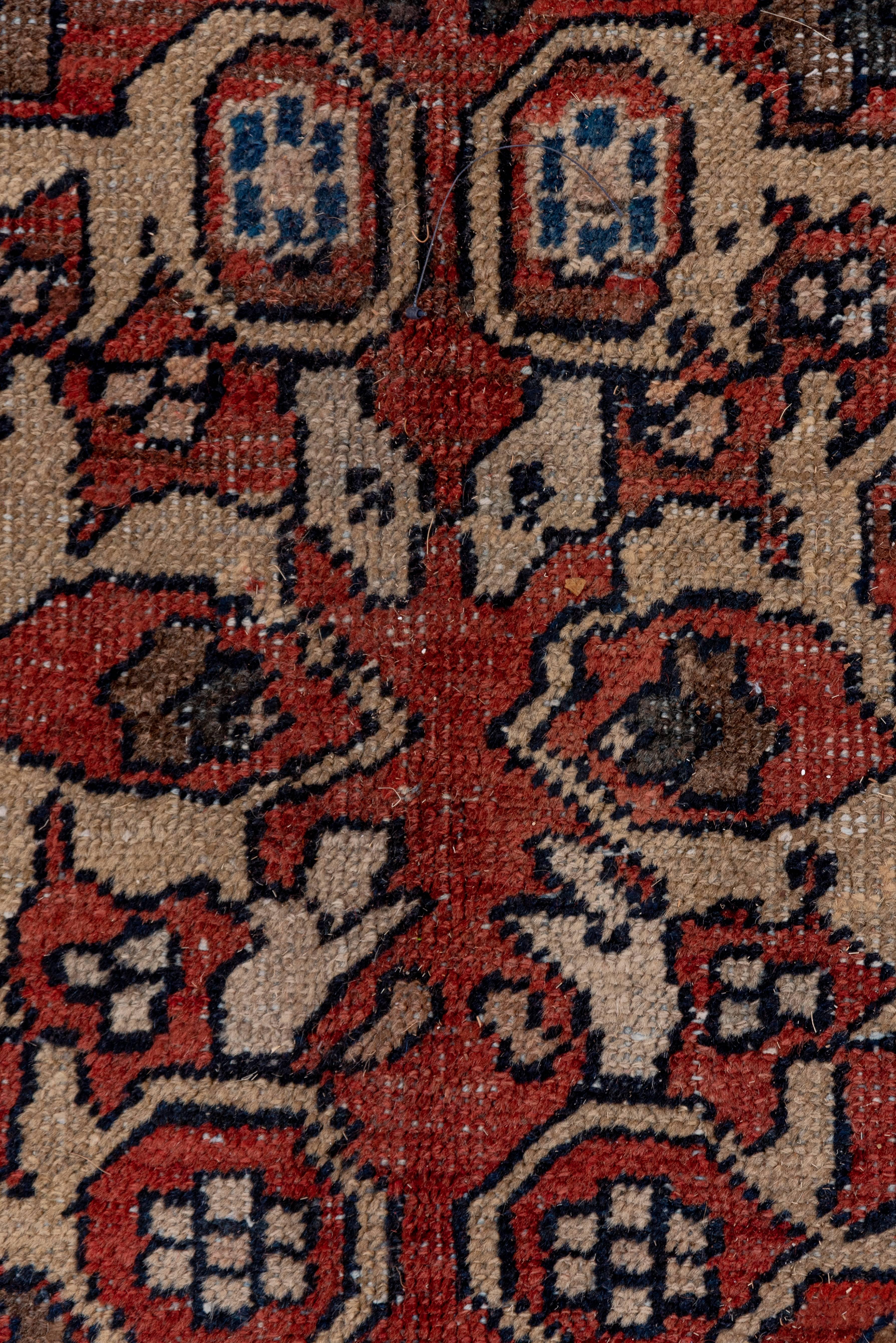 20th Century Antique Red Persian Mahal Carpet