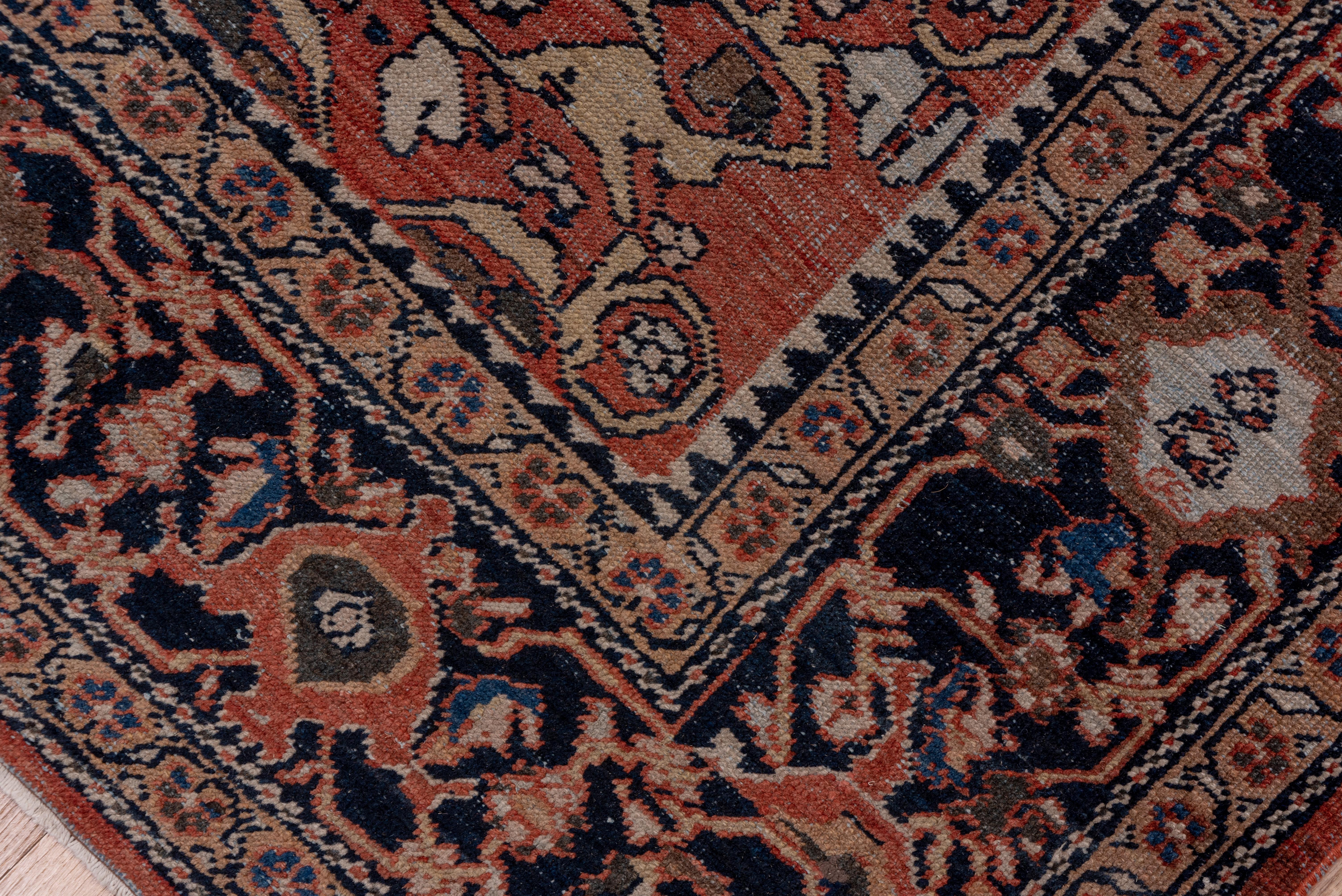 Antique Red Persian Mahal Carpet 1