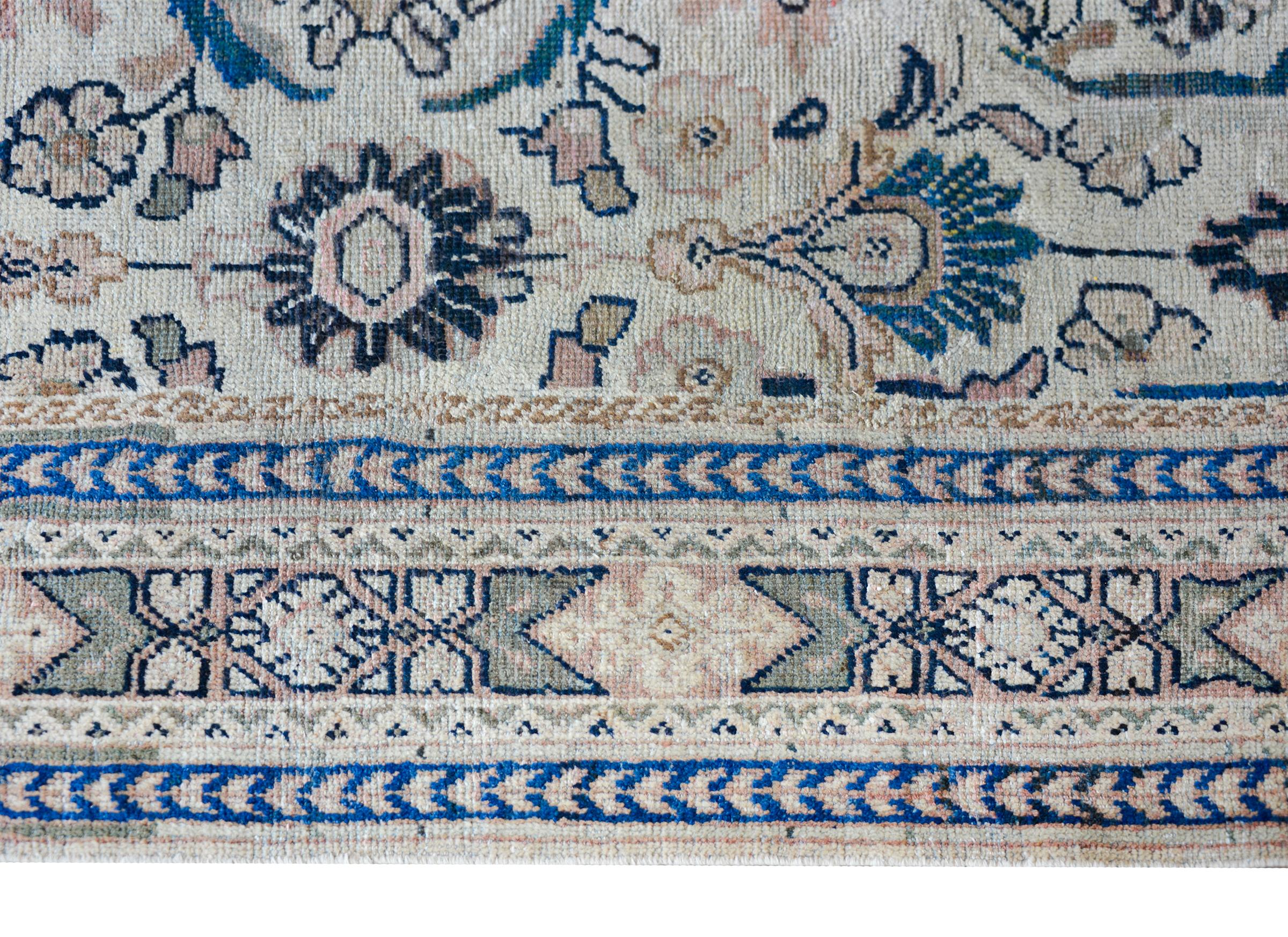 Mahal-Teppich aus dem frühen 20. Jahrhundert (Wolle) im Angebot